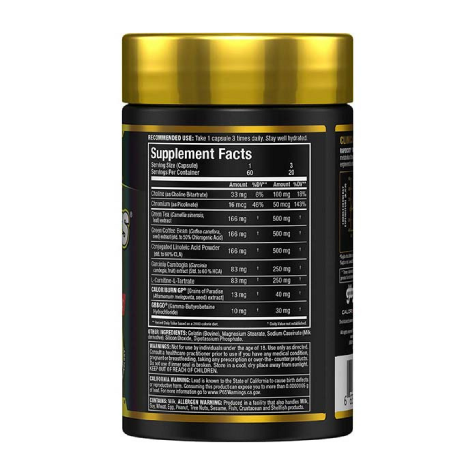 ALLMAX RAPIDCUTS THERMO ALLMAX 60CT