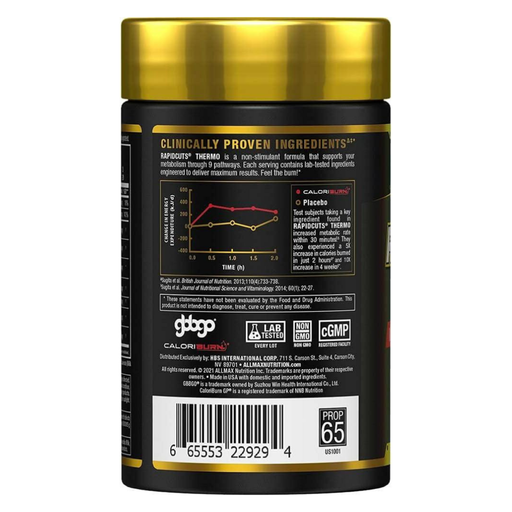 ALLMAX RAPIDCUTS THERMO ALLMAX 60CT