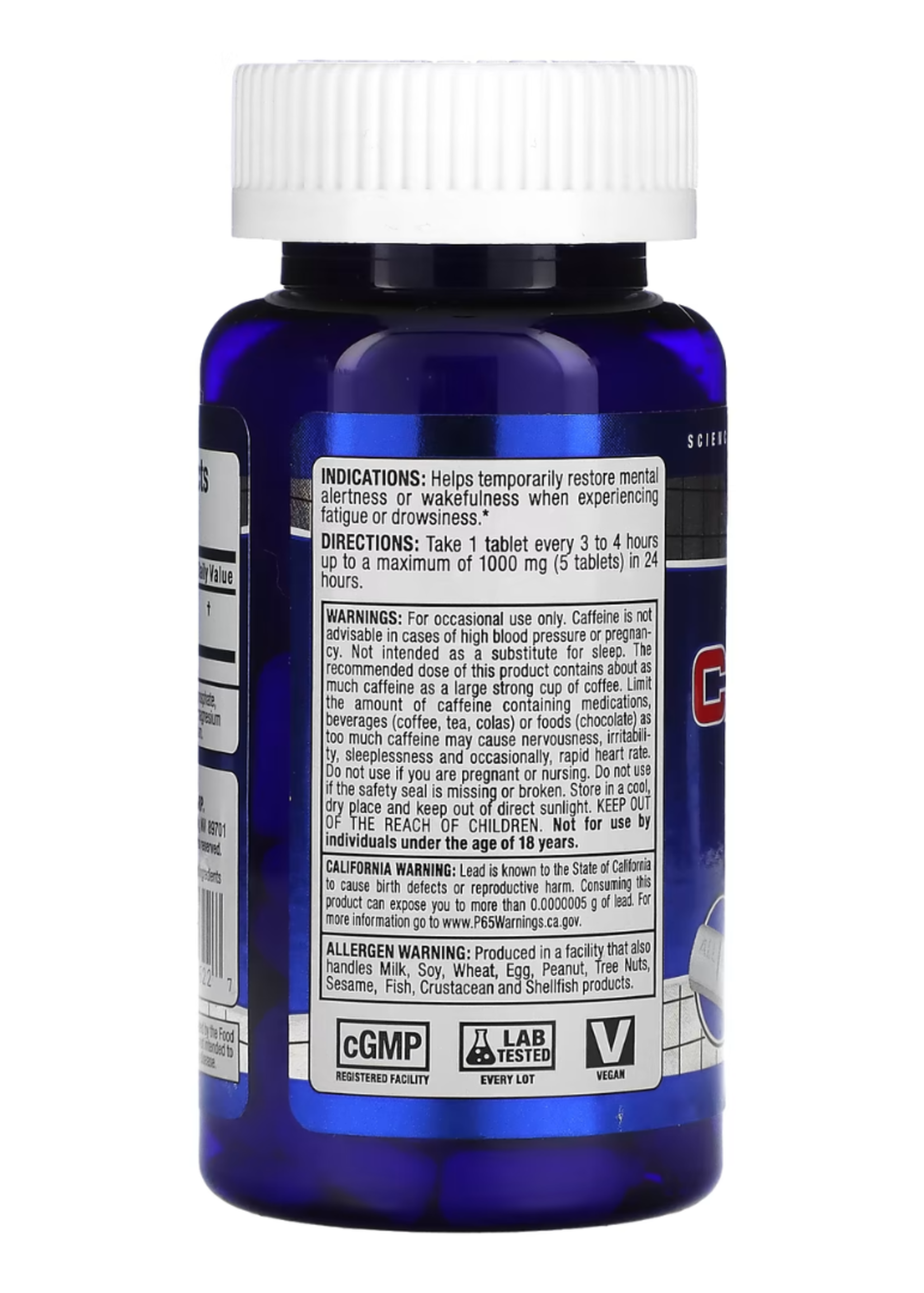 ALLMAX CAFEINA ALLMAX 100TABS