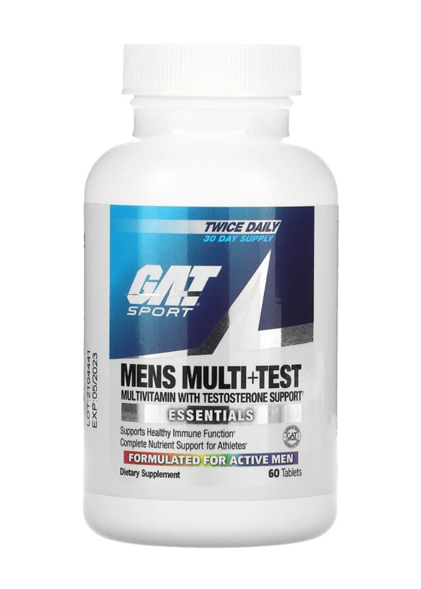 GAT MENS MULTI+TEST GAT 60CAPS