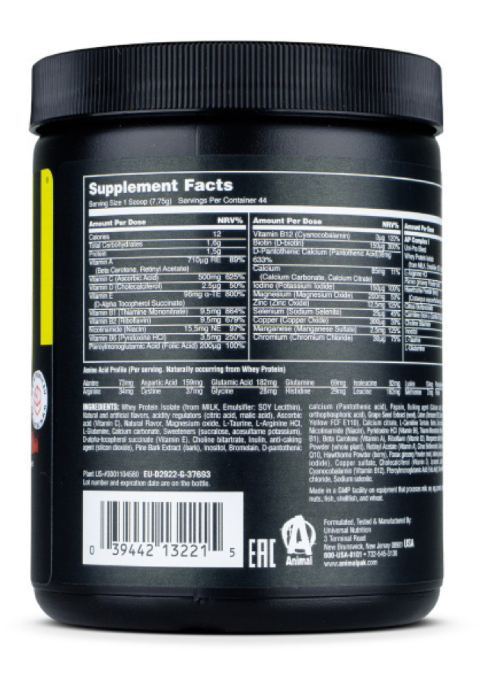 UNIVERSAL ANIMAL PAK UNIVERSAL POWDER 30SV