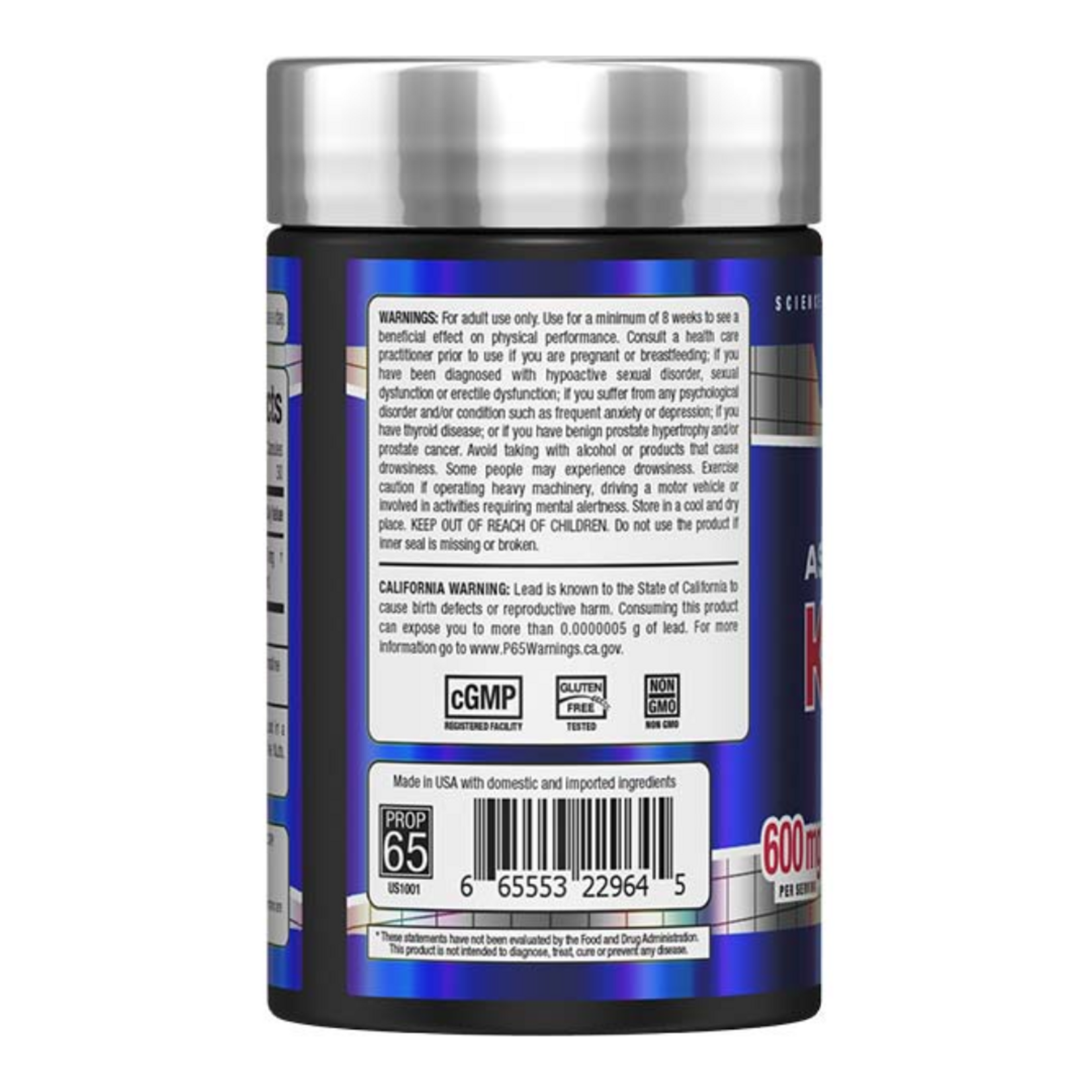 ALLMAX ASHWAGANDHA KSM66 ALLMAX 60CT