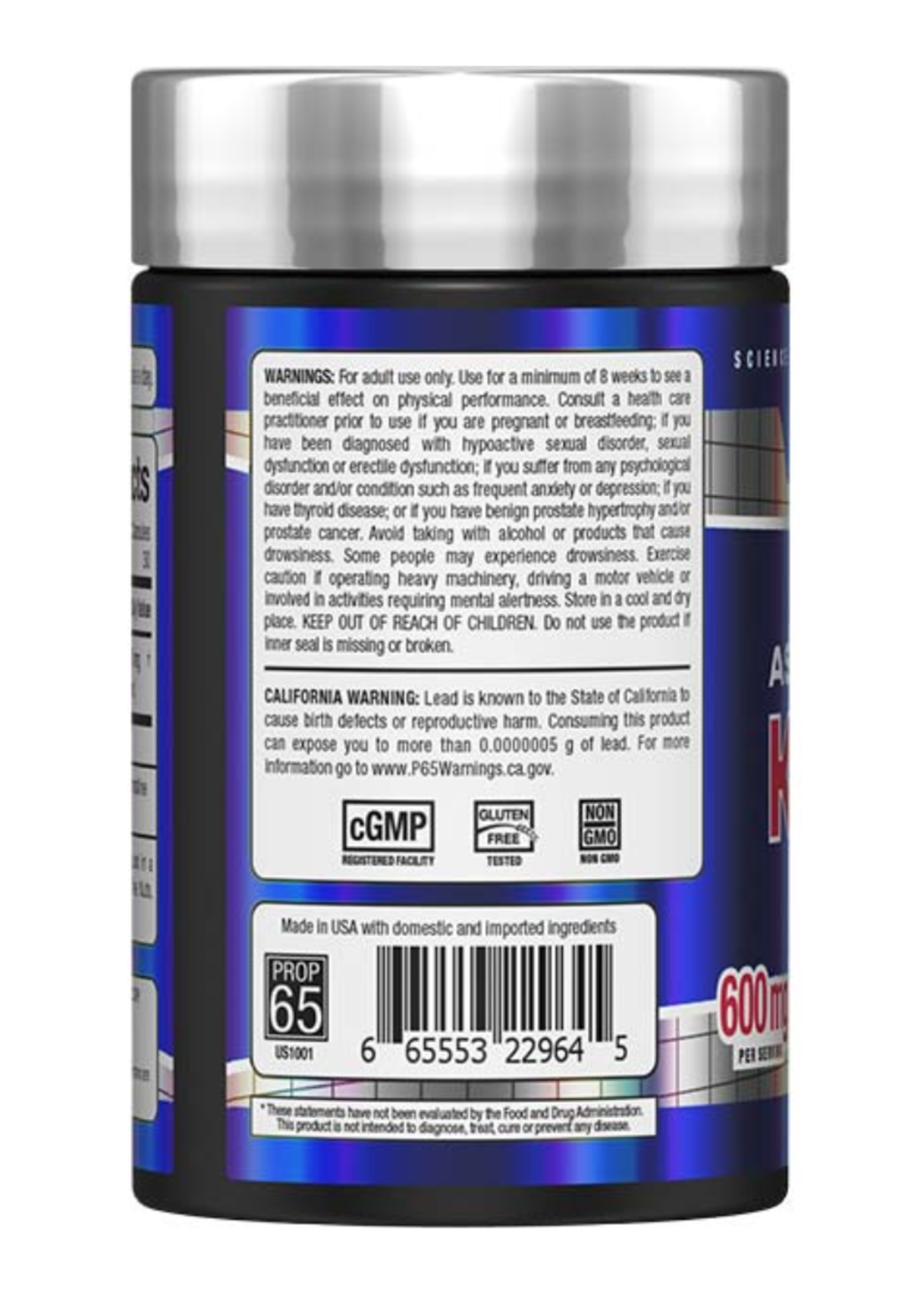ALLMAX ASHWAGANDHA KSM66 ALLMAX 60CT