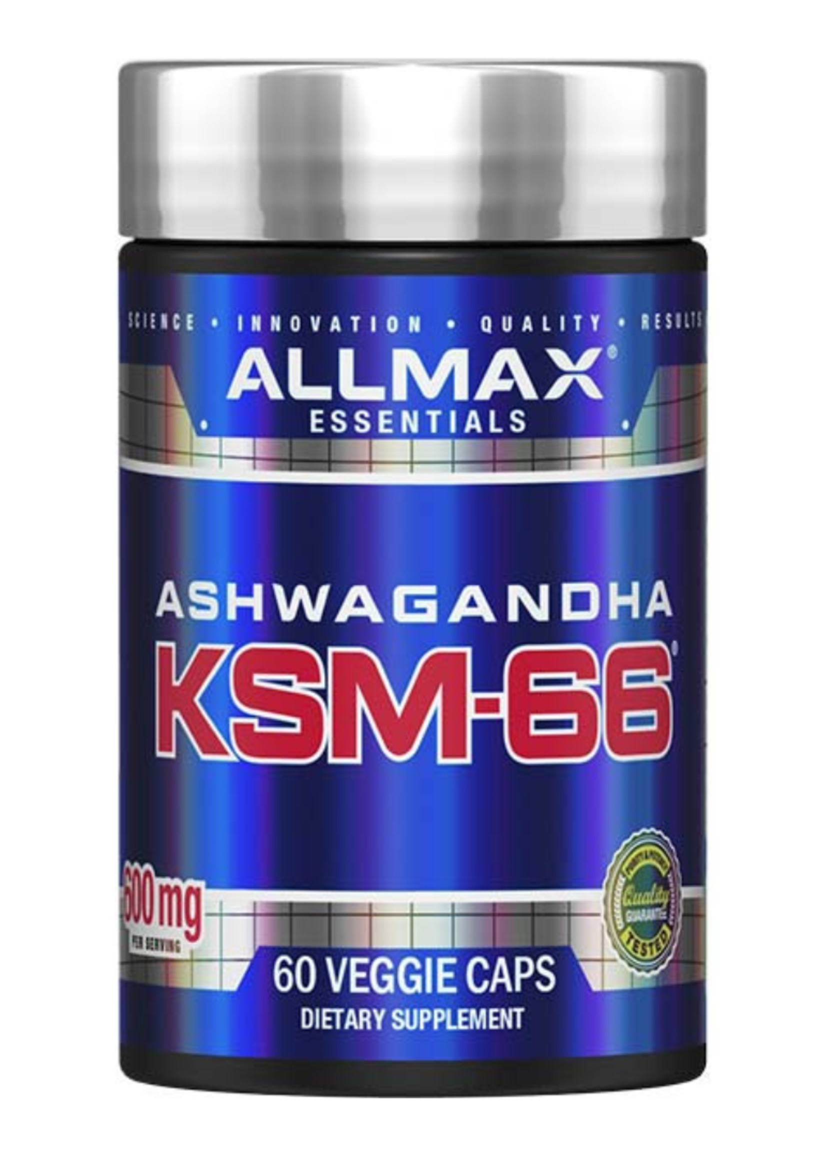 ALLMAX ASHWAGANDHA KSM66 ALLMAX 60CT