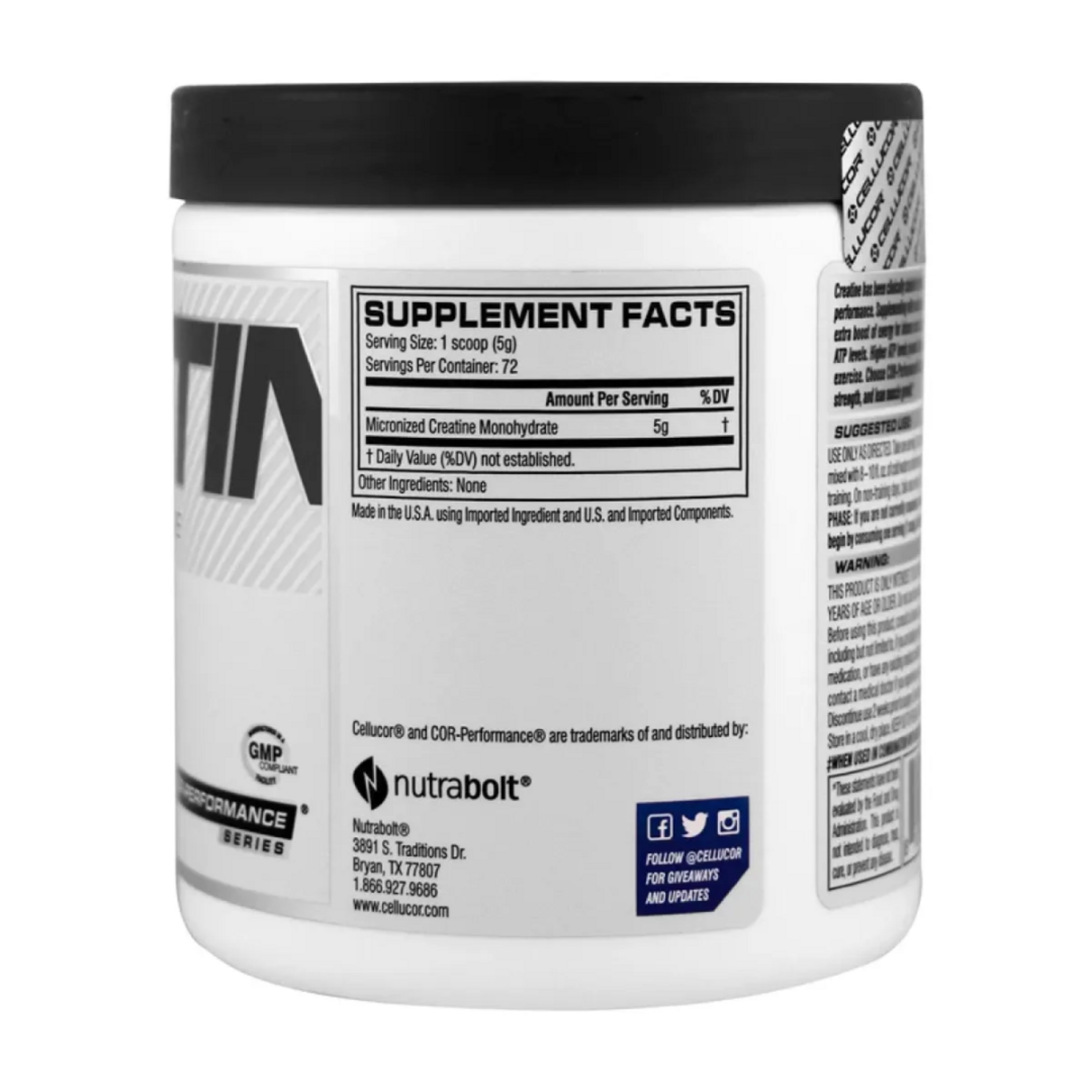 CELLUCOR CREATIN COR-PERFOMANCE CELLUCOR 72SV
