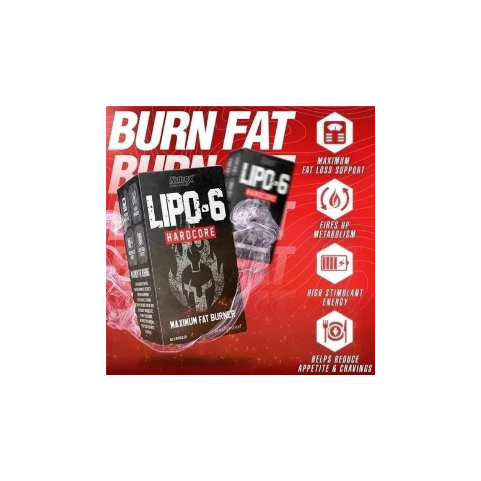 NUTREX LIPO 6 HARDCORE 60CAPS NUTREX