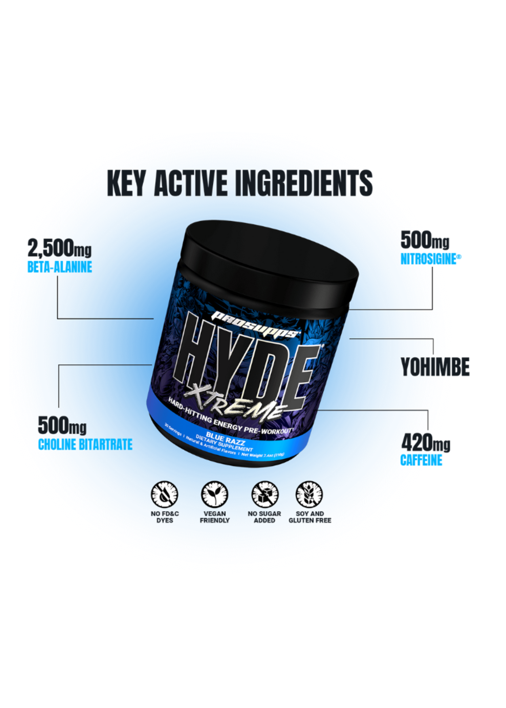 PROSUPPS HYDE EXTREME 222GR PROSUPPS