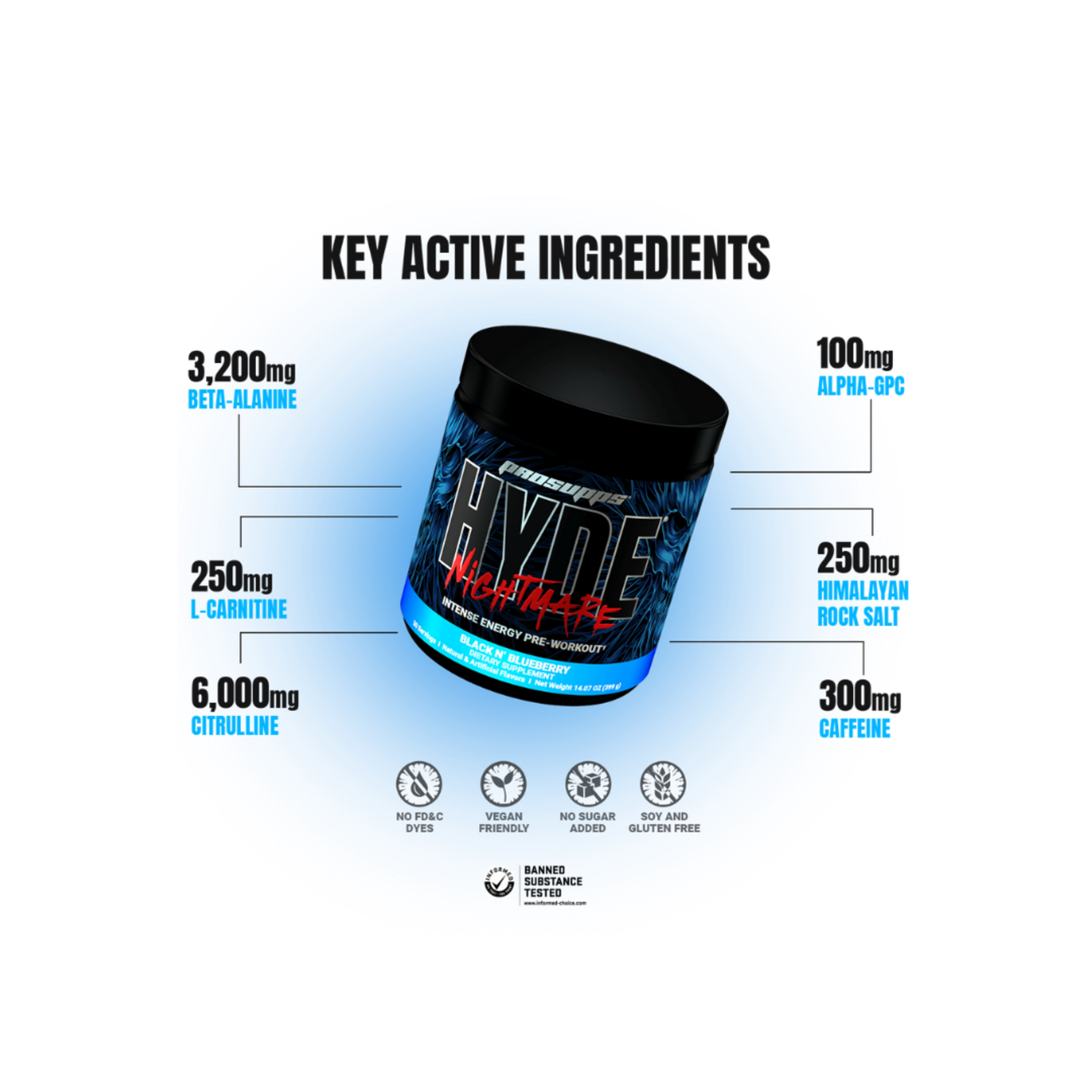 PROSUPPS HYDE NIGHTMARE 312GR PROSUPPS