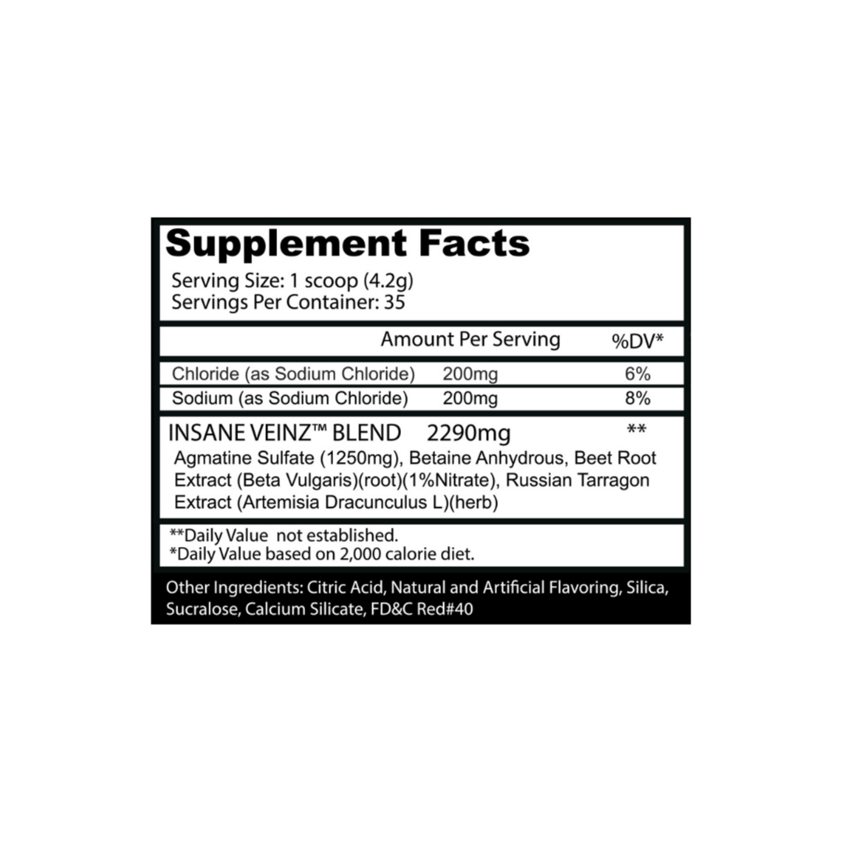 INSANE LABZ INSANE VEINZ 35SV INSANE LABZ