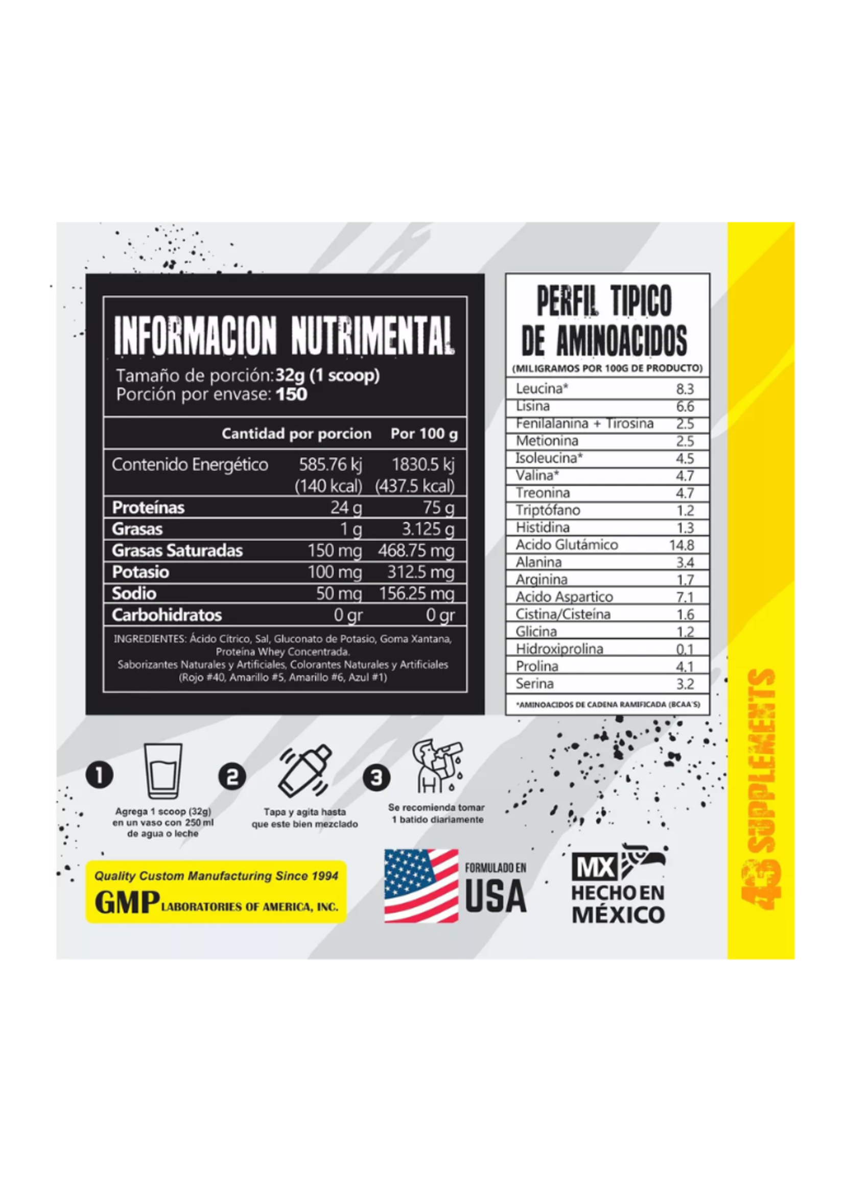 43 SUPPLEMENTS ZERO HIDRO 130SV 5KG 43 SUPS MULTISABOR