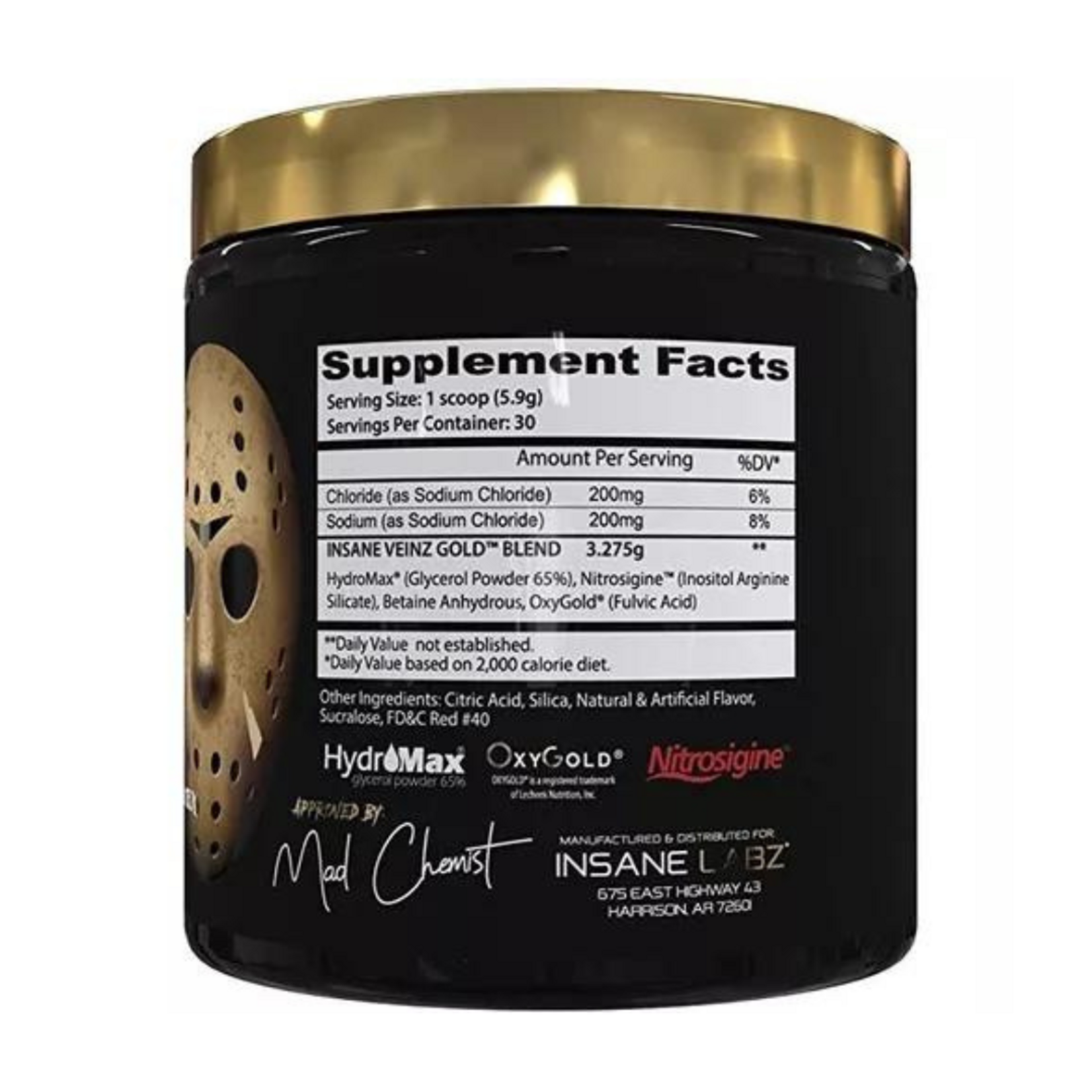 INSANE LABZ INSANE VEINZ GOLD 30SV INSANE LABZ