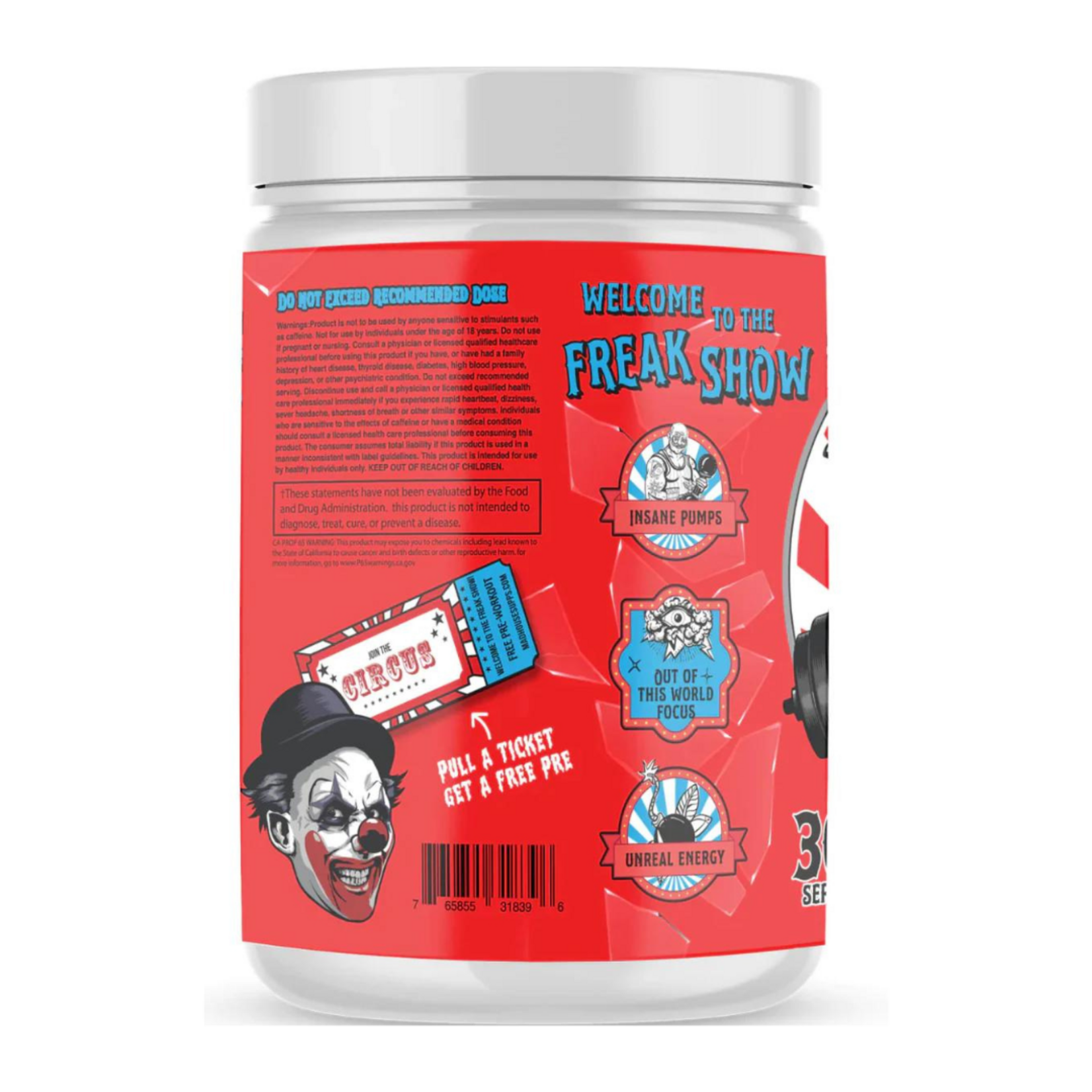 MAD HOUSE INNOVATIONS CHAOTIC RGE PRE-WORKOUT 30SV