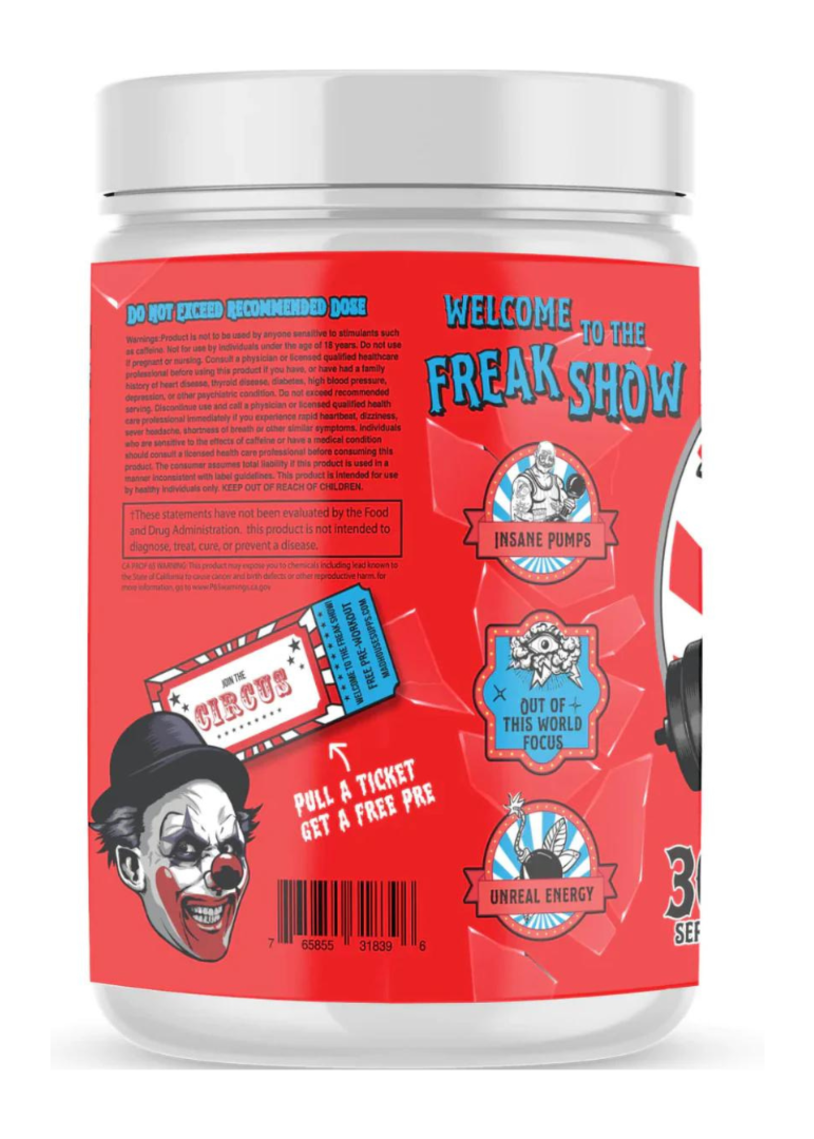 MAD HOUSE INNOVATIONS CHAOTIC RGE PRE-WORKOUT 30SV