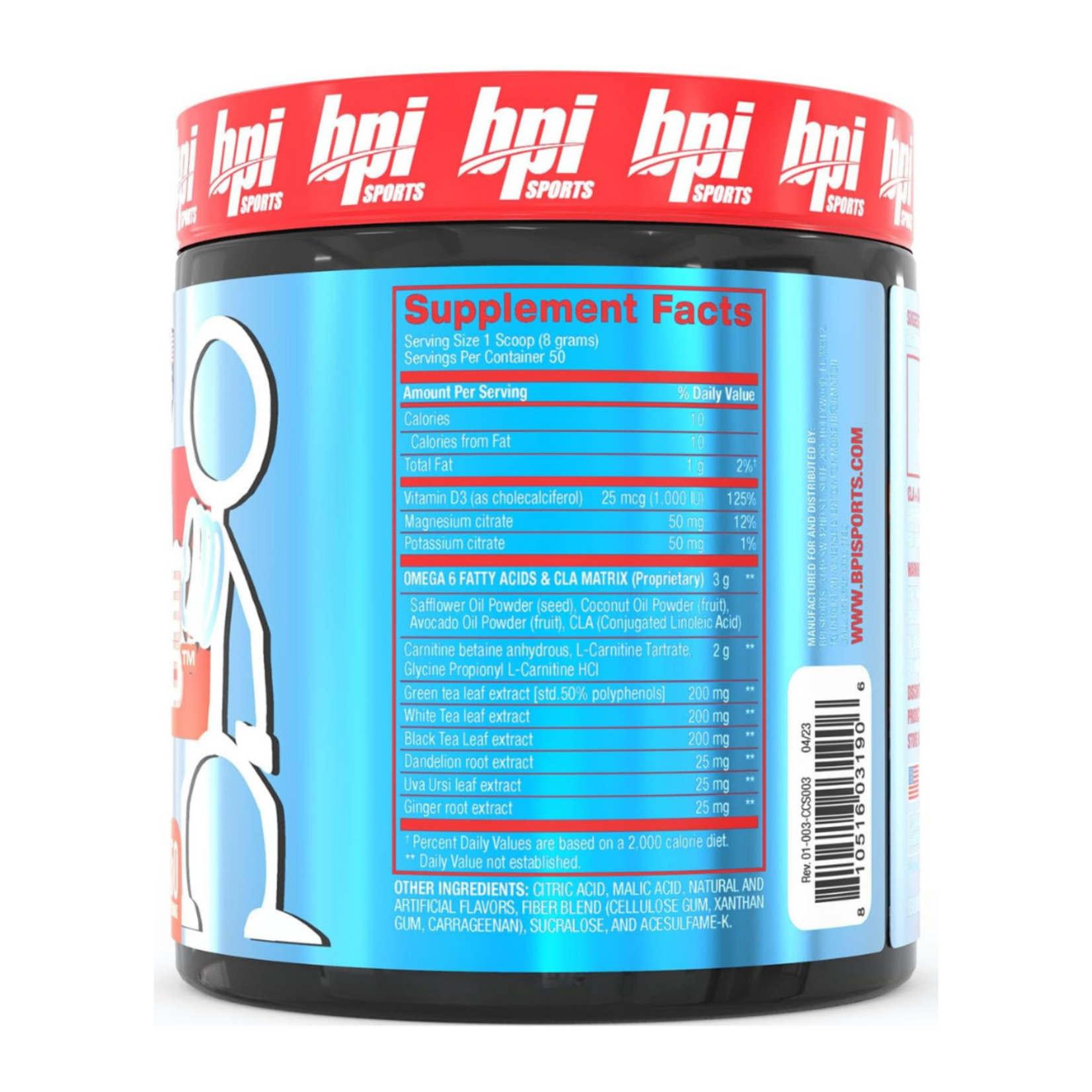 BPI SPORTS CLA + CARNITNA SHREDDED BPI 50SV