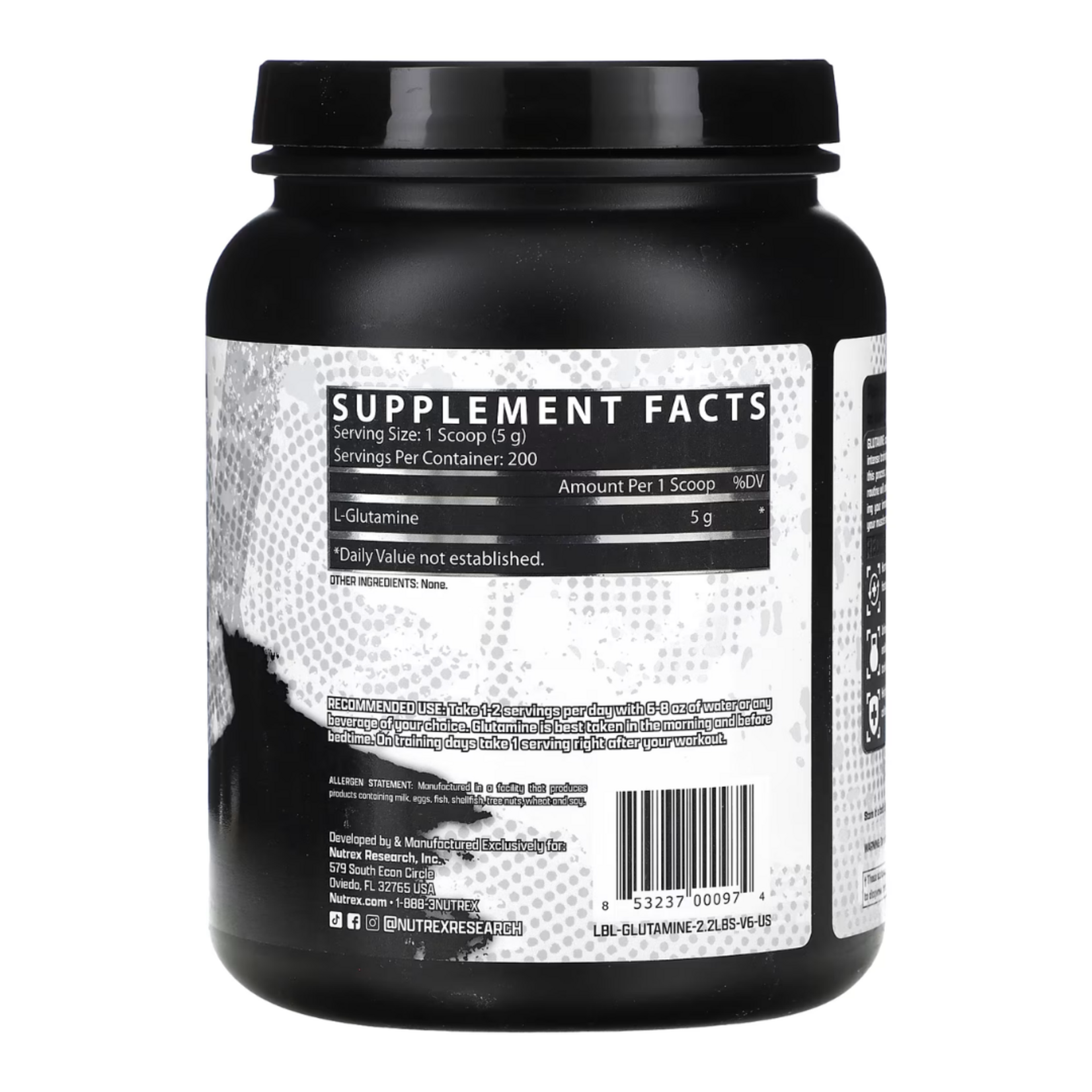 NUTREX GLUTAMINA NUTREX 1KG