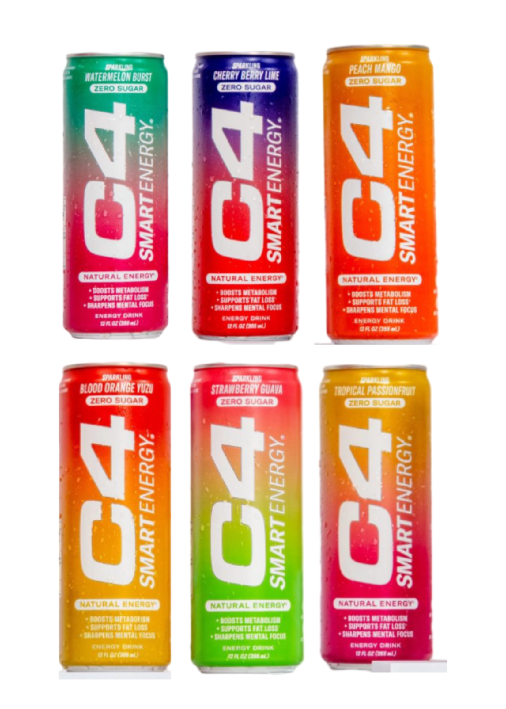 CELLUCOR C4 SMART ENERGY CRB 12OZ 12PACK