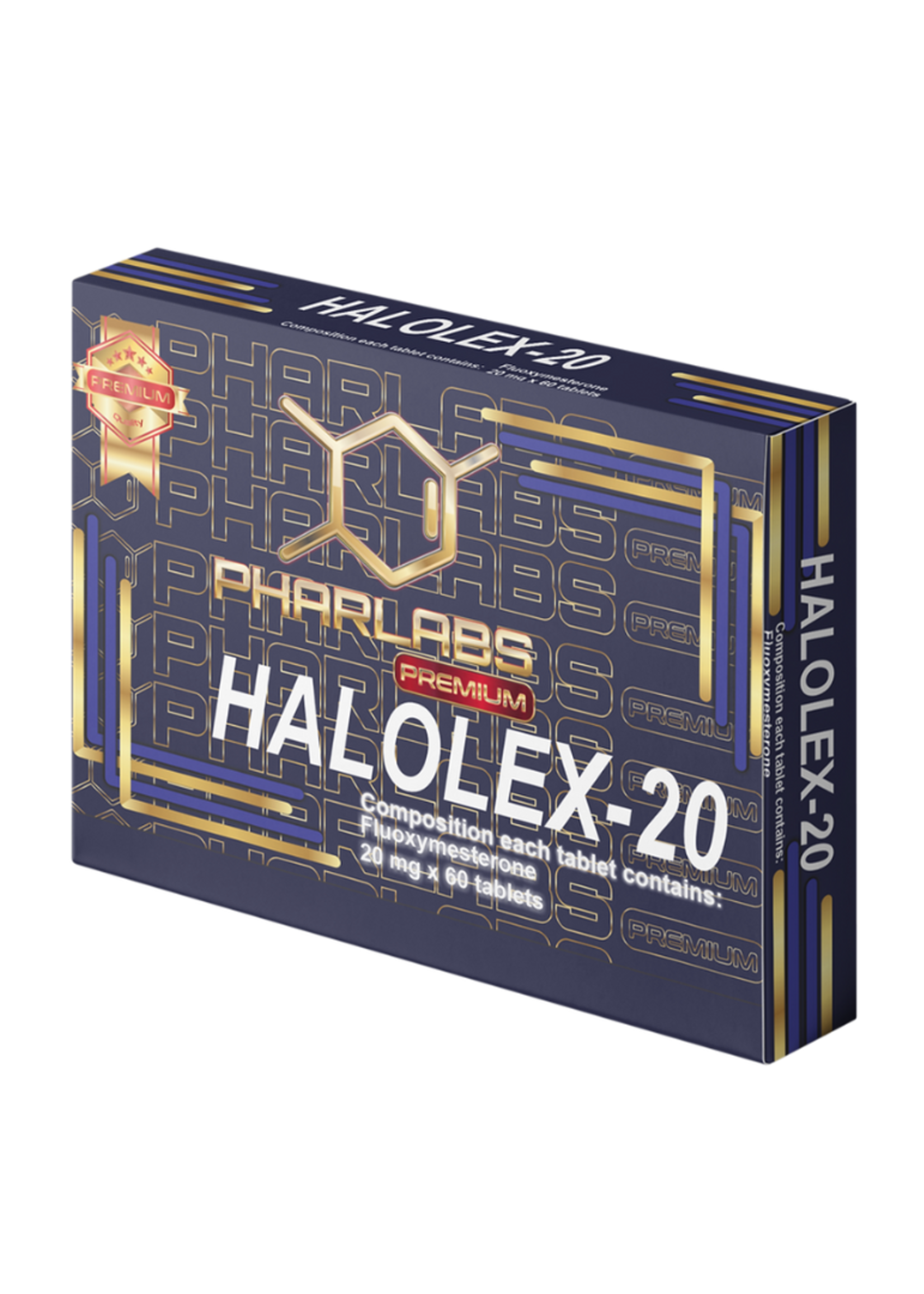 PHAR LABS PREMIUM HALOLEX 20(FLUOXYMESTERONA) PHAR LABS PREMIUM 20MG 60TABS