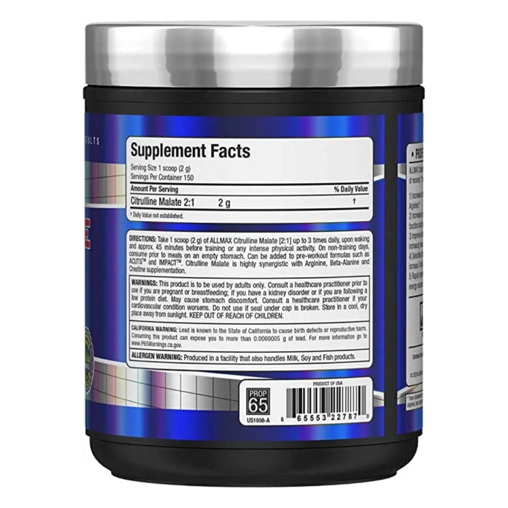ALLMAX CITRULINA ALLMAX  300GR 150SV