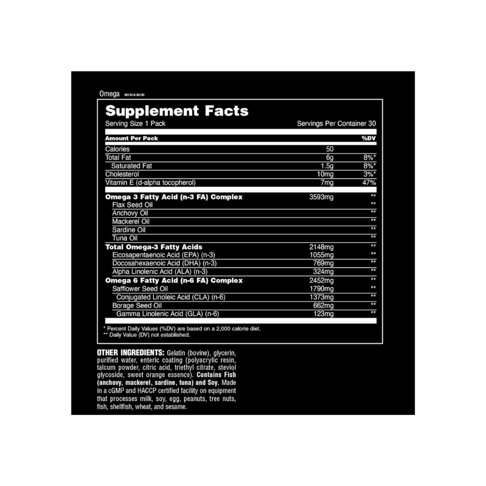 UNIVERSAL ANIMAL OMEGA UNIVERSAL 30 PAKS