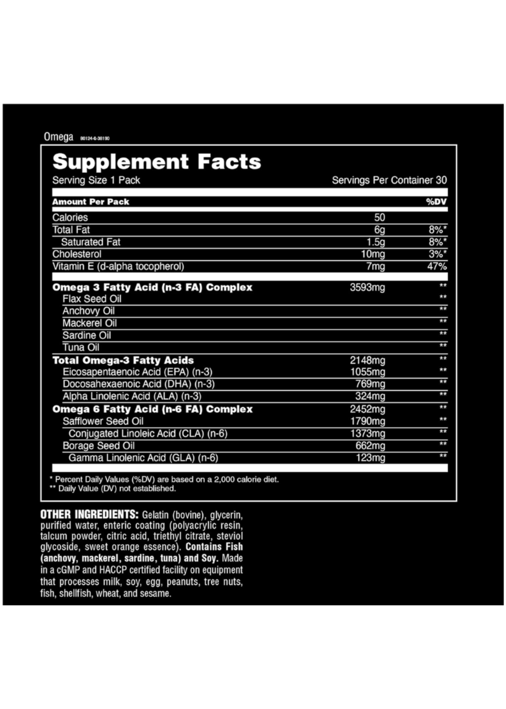 UNIVERSAL ANIMAL OMEGA UNIVERSAL 30 PAKS