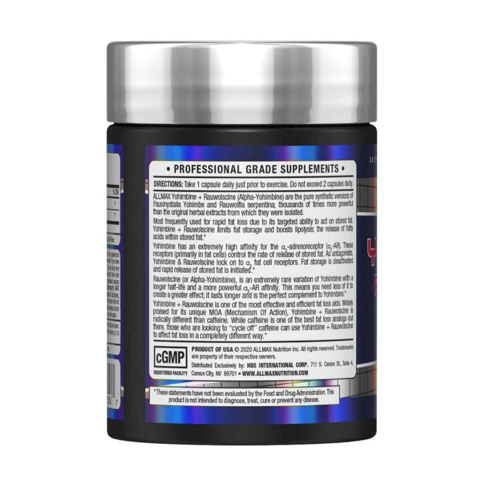 ALLMAX YOHIMBINE ALLMAX 60CT