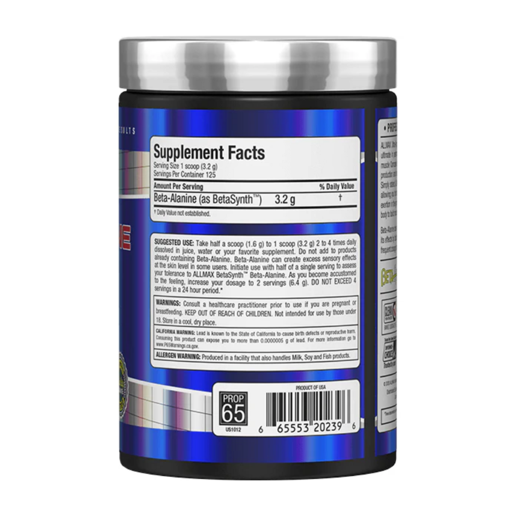 ALLMAX BETA ALANINA ALLMAX 400GR