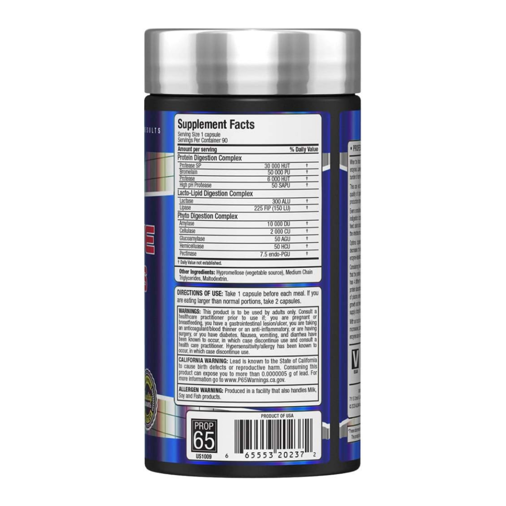 ALLMAX DIGESTIVE ENZYMES ALLMAX 90CT