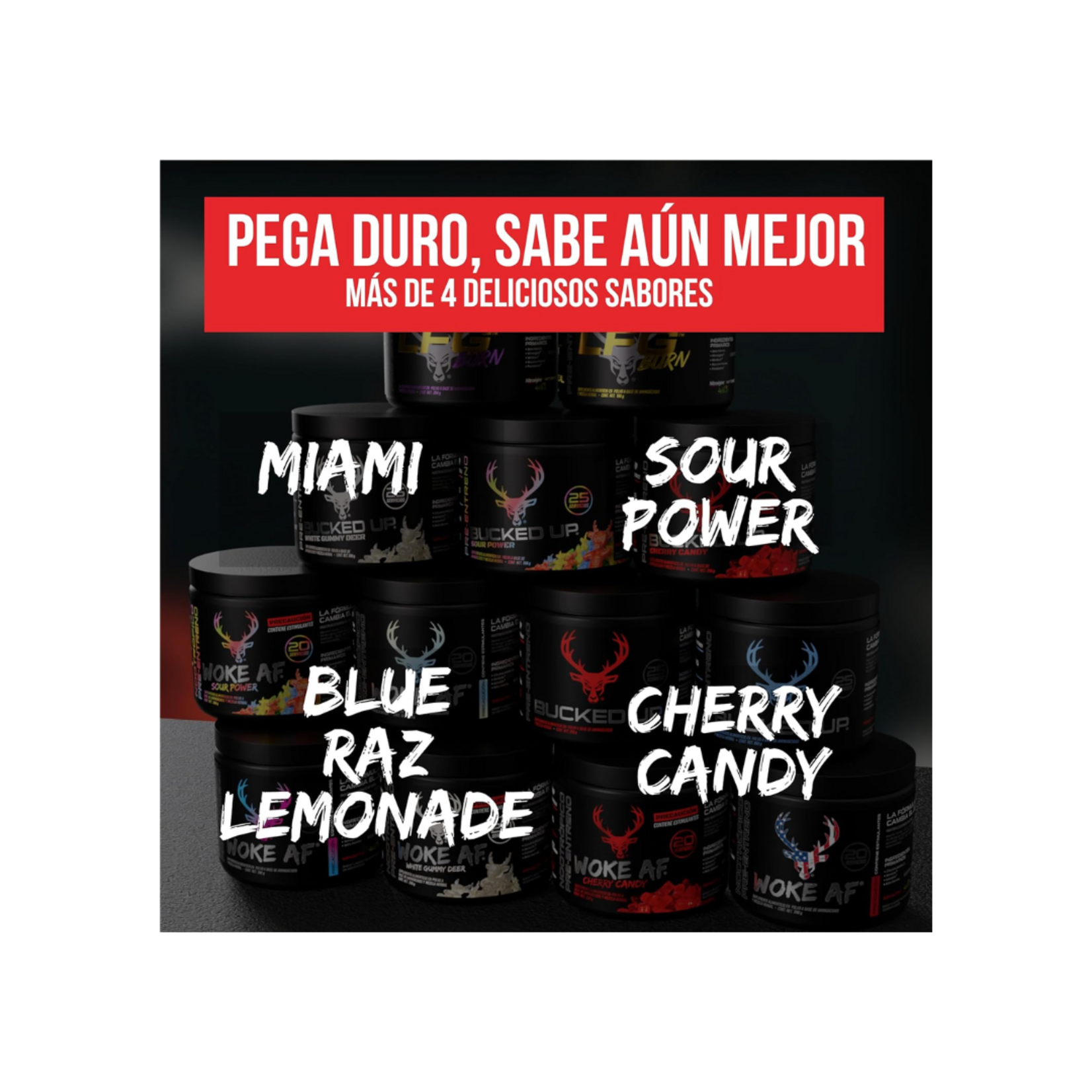 BUCKED UP WOKE AF NOOTROPICO BUCKED UP 30SV