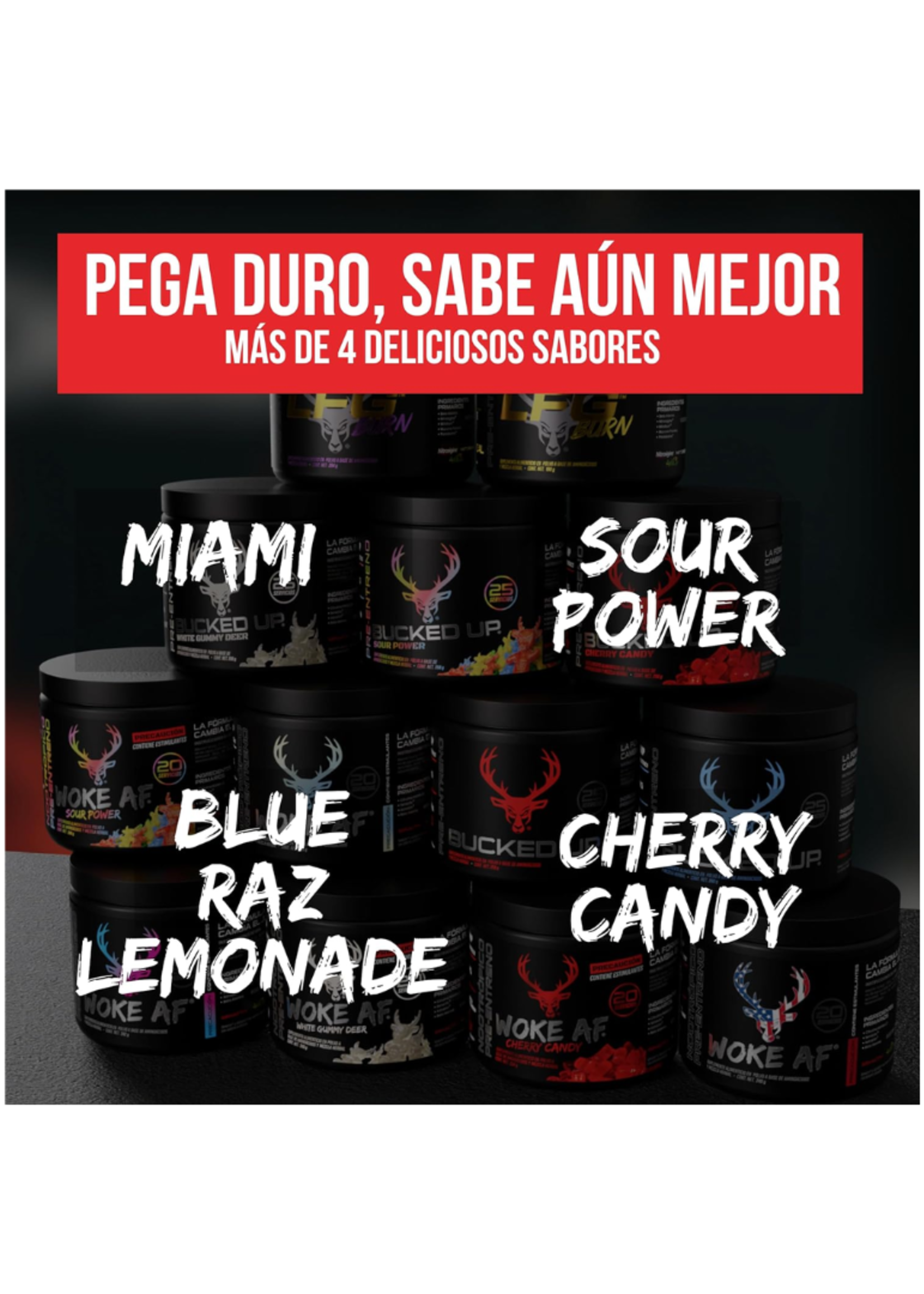 BUCKED UP WOKE AF NOOTROPICO BUCKED UP 20SV