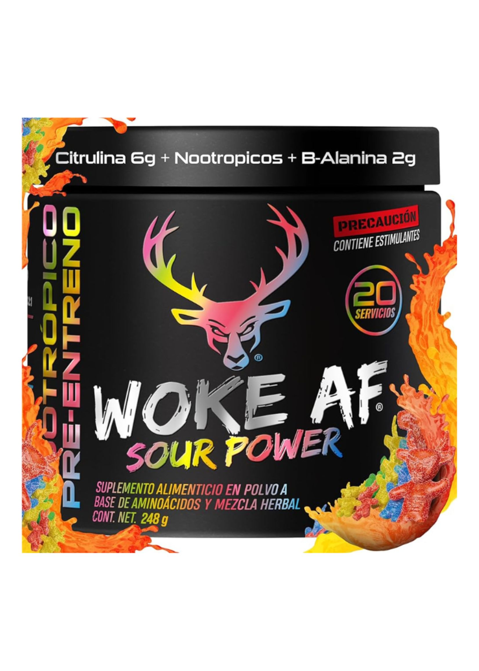 BUCKED UP WOKE AF NOOTROPICO BUCKED UP 20SV