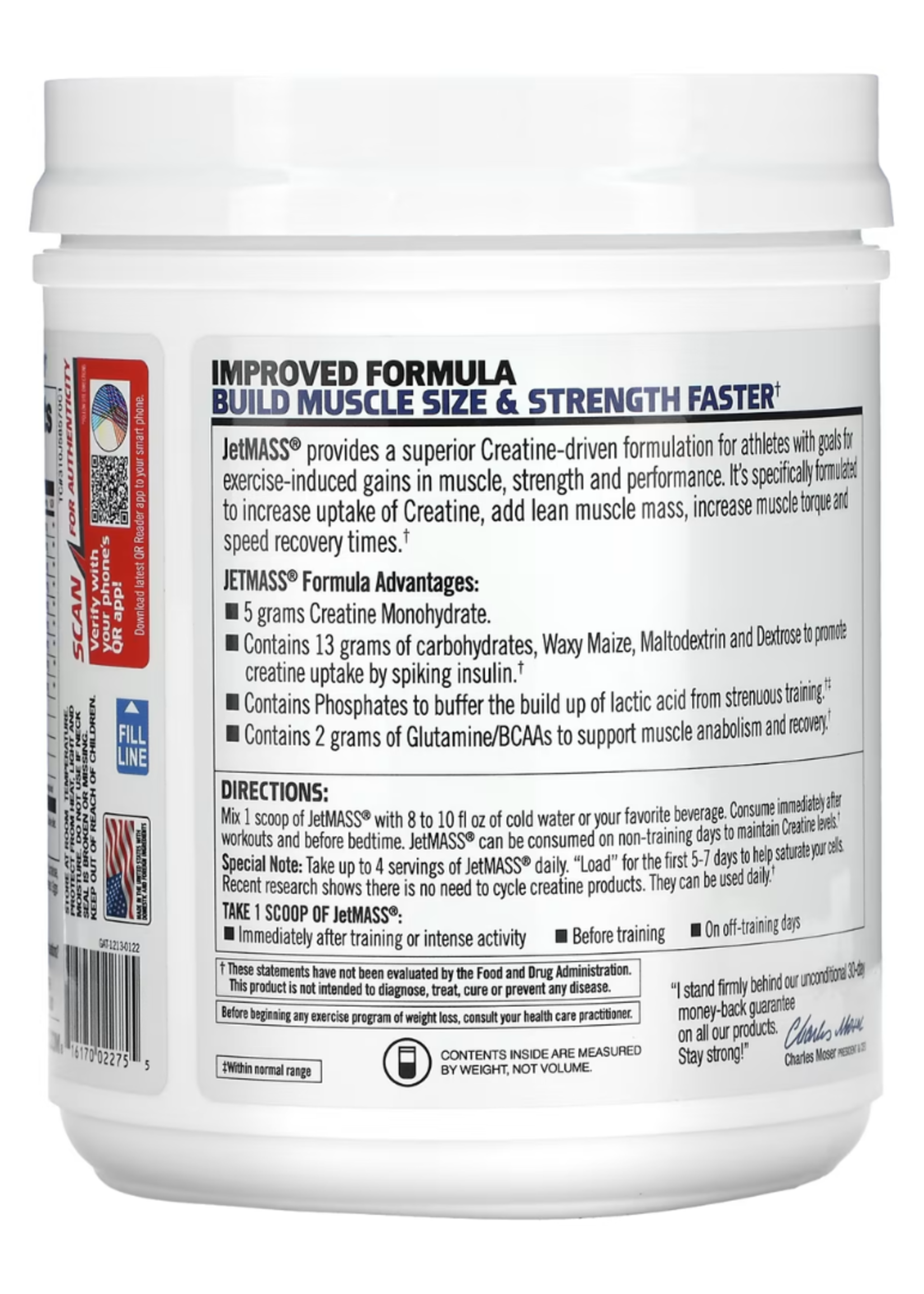 GAT JETMASS CREATINA GAT 30SV