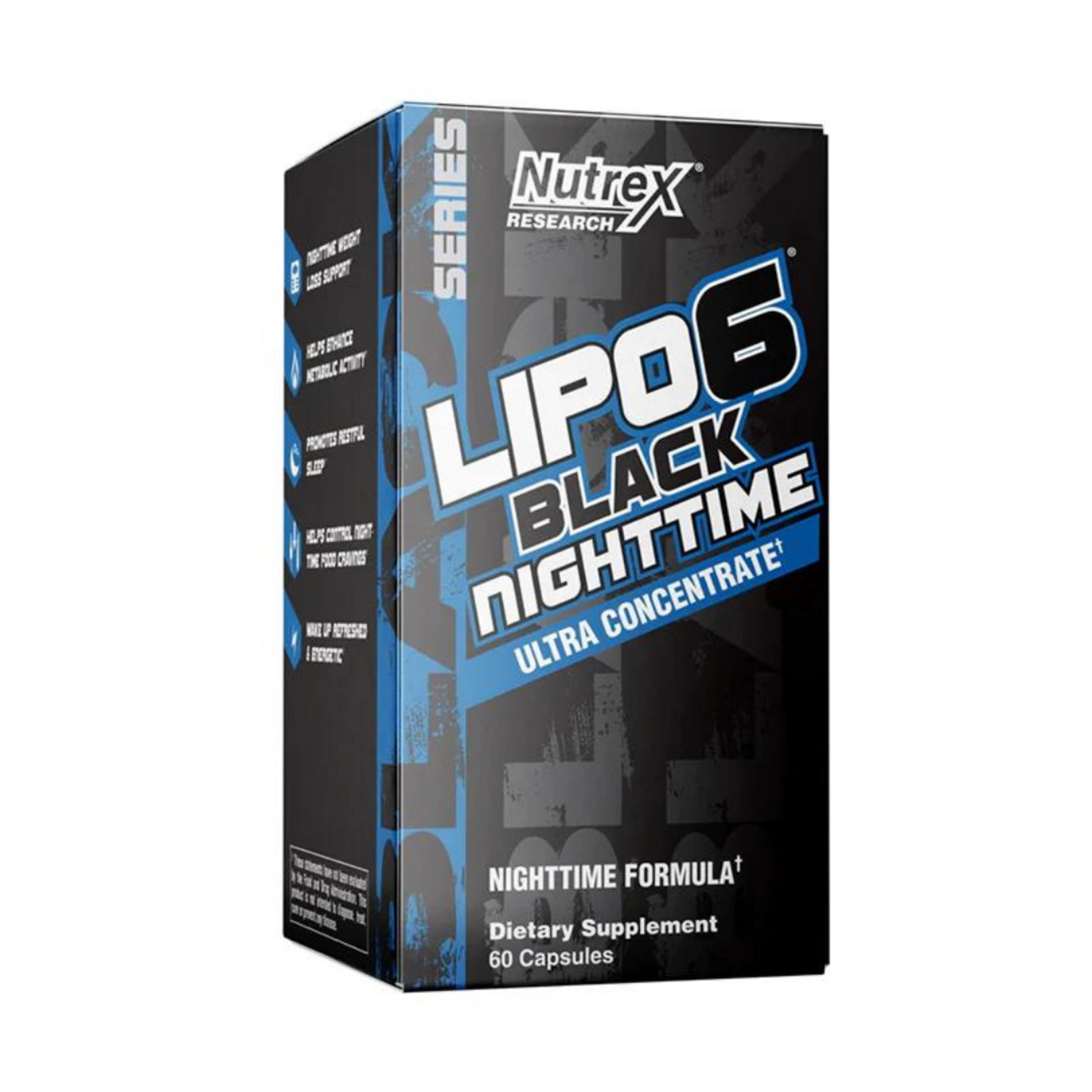 NUTREX LIPO 6 BLACK UC NIGHT TIME 30CT NUTREX