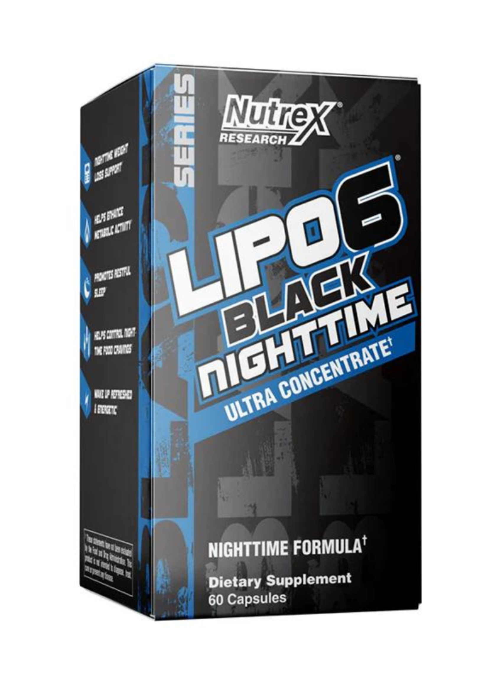 NUTREX LIPO 6 BLACK UC NIGHT TIME 60CT NUTREX