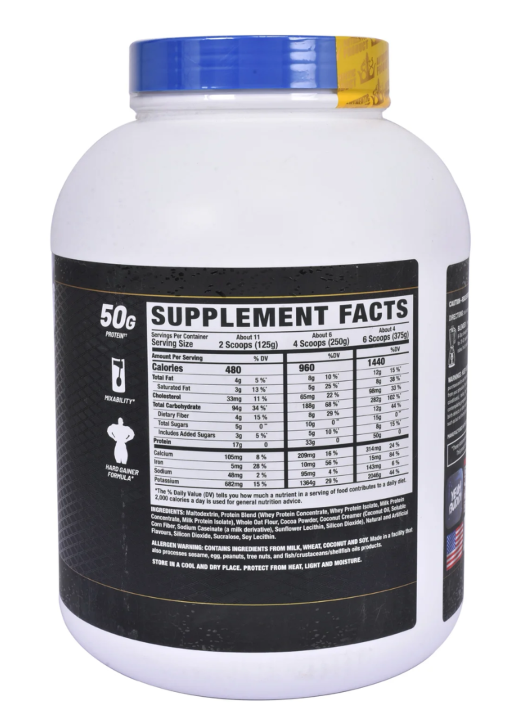 RONNIE COLEMAN KING MASS XXL 6LB RONNIE COLEMAN