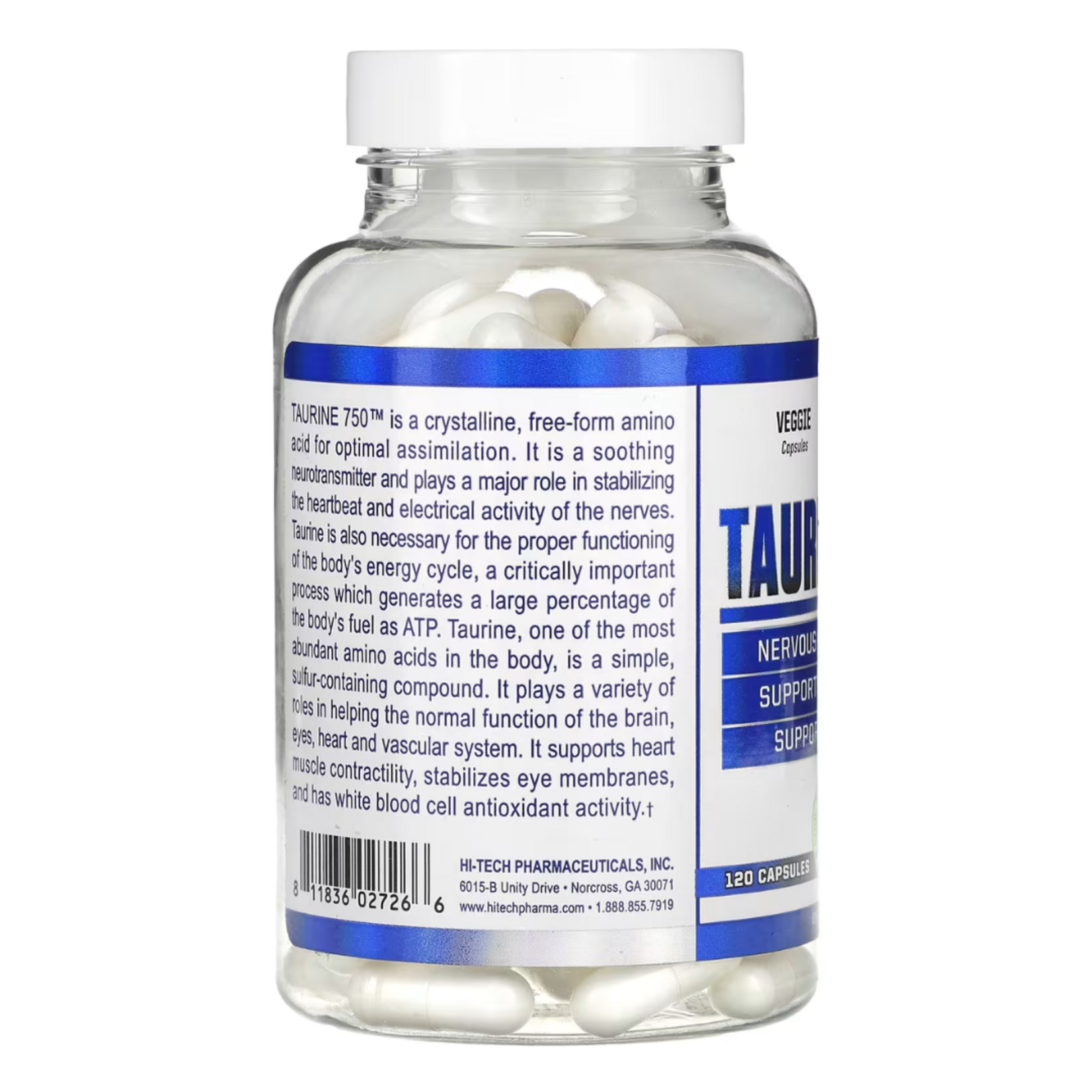 HI TECH TAURINE  HI TECH 120TABS