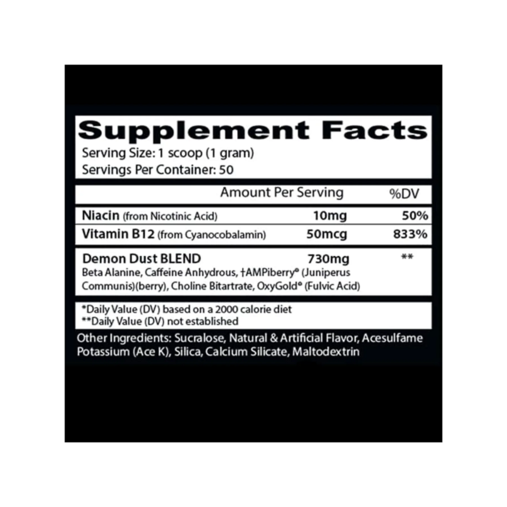 INSANE LABZ DEMON DUST 50SV INSANE LABZ