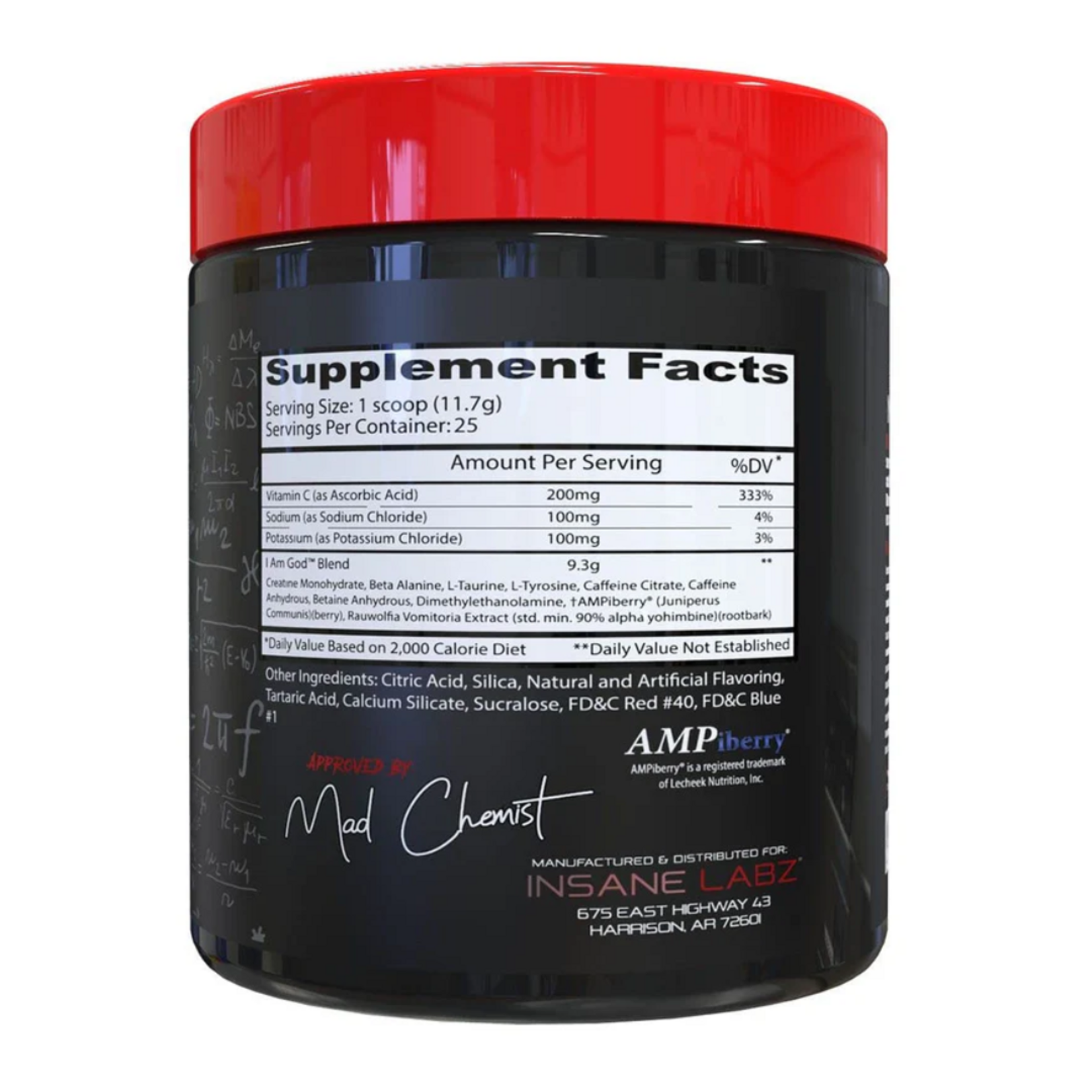 INSANE LABZ I AM GOD 291GR INSANE LABS