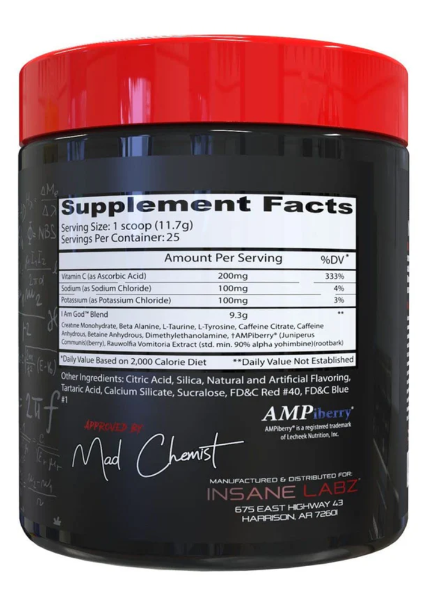 INSANE LABZ I AM GOD 291GR INSANE LABS