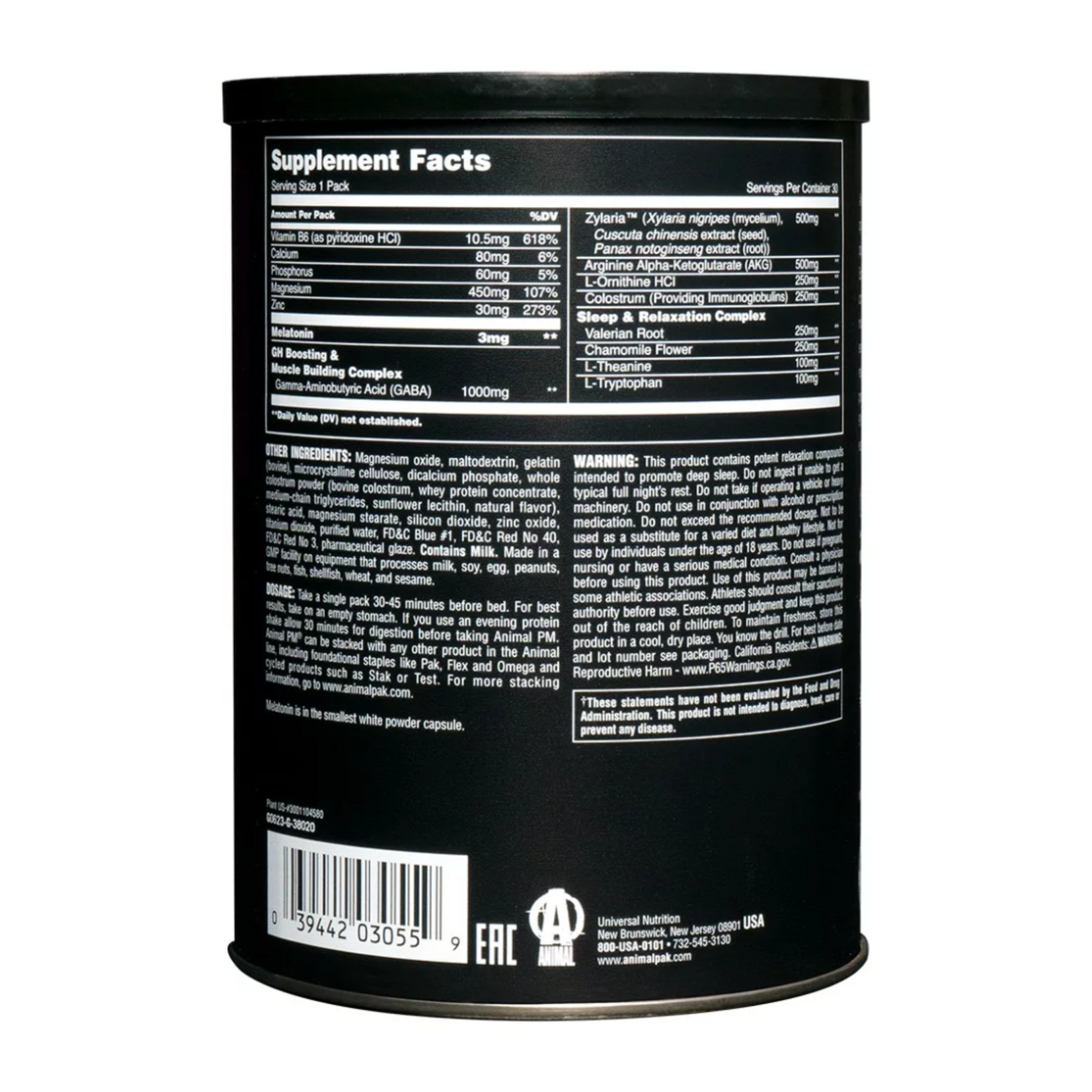UNIVERSAL ANIMAL PM 30PAKS UNIVERSAL