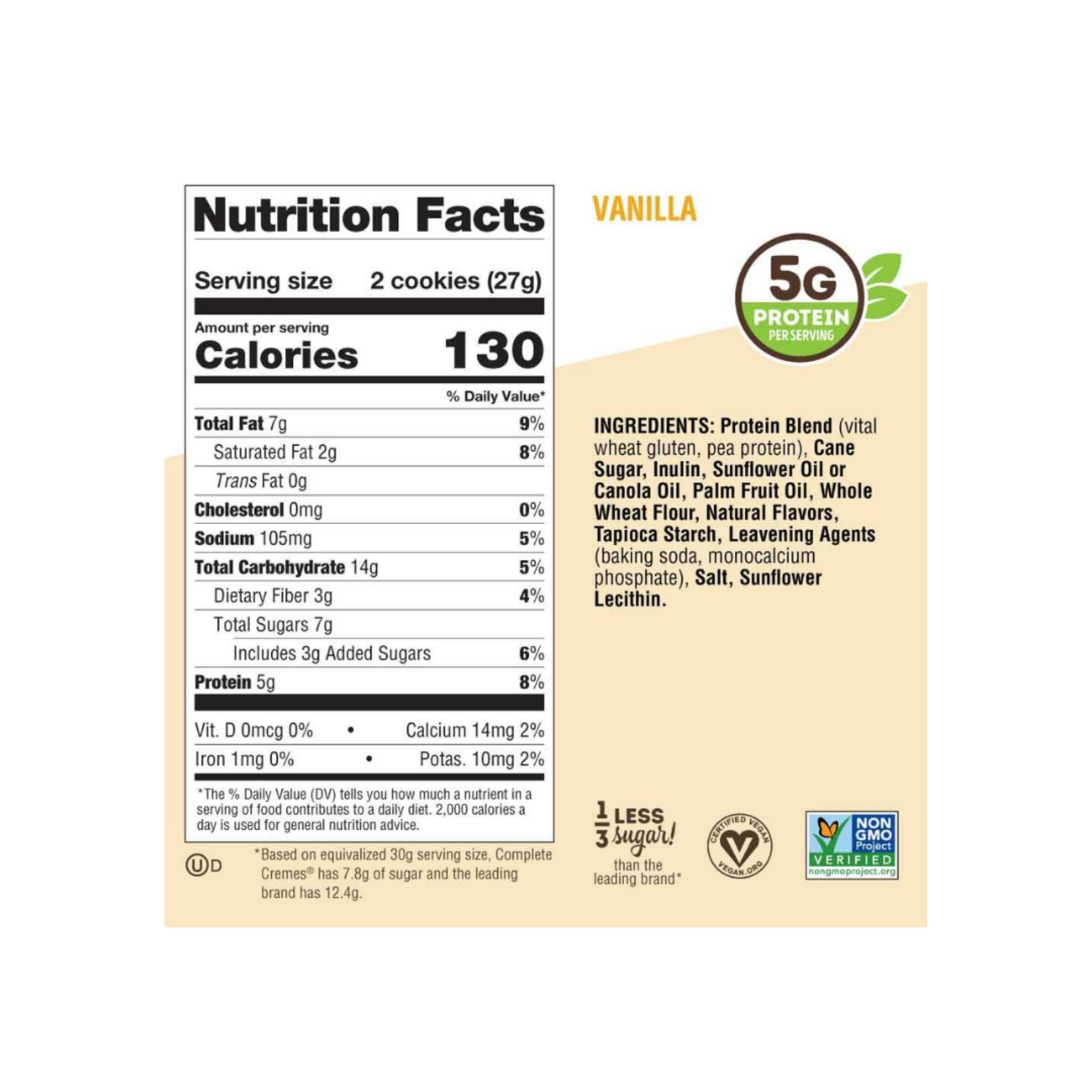 LARRY AND LENNYS COMPLETE CREME 12PACK X 6 COOKIES