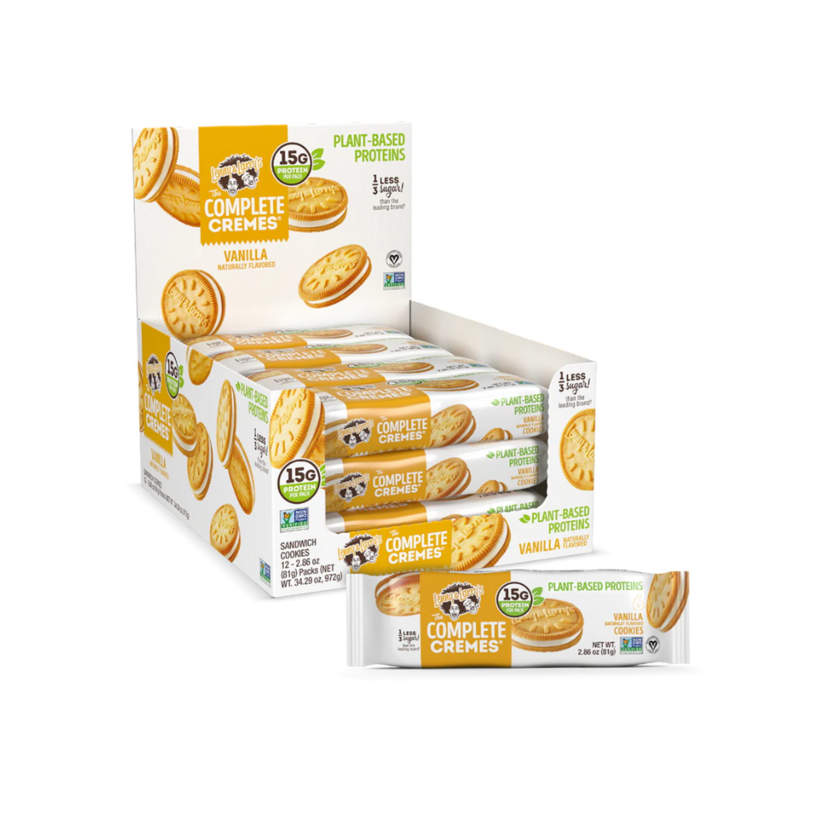 LENNY & LARRY'S COMPLETE CREME 12PACK X 6 COOKIES