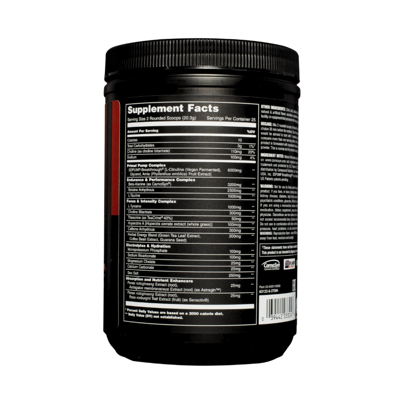 UNIVERSAL ANIMAL PRIMAL POWDER 25SV