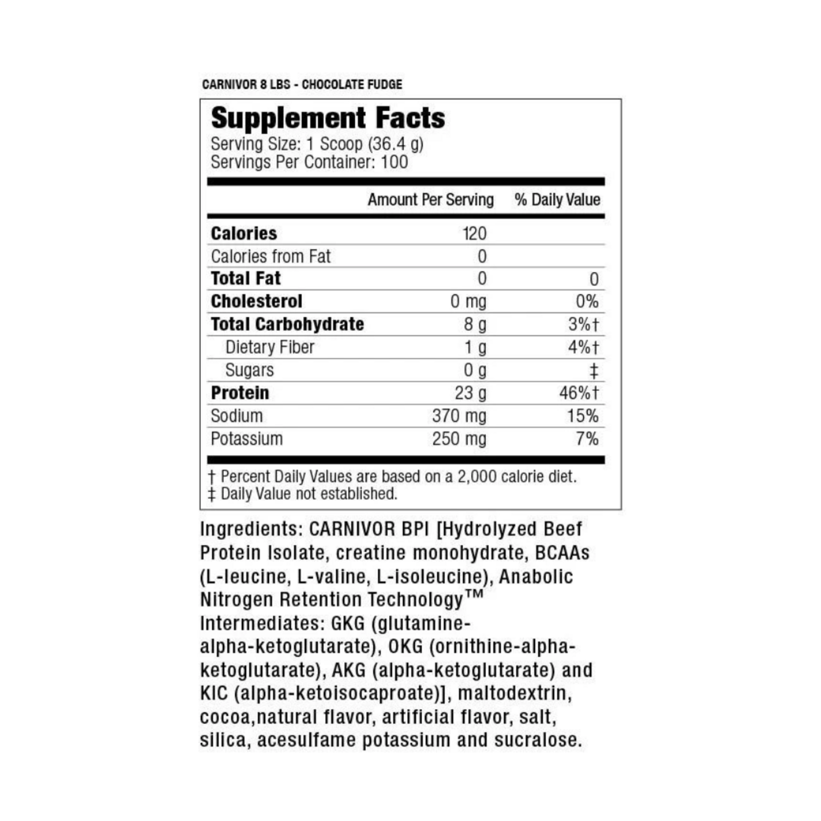 MUSCLE MEDS CARNIVOR 8LB (BOLSA) MUSCLE MEDS