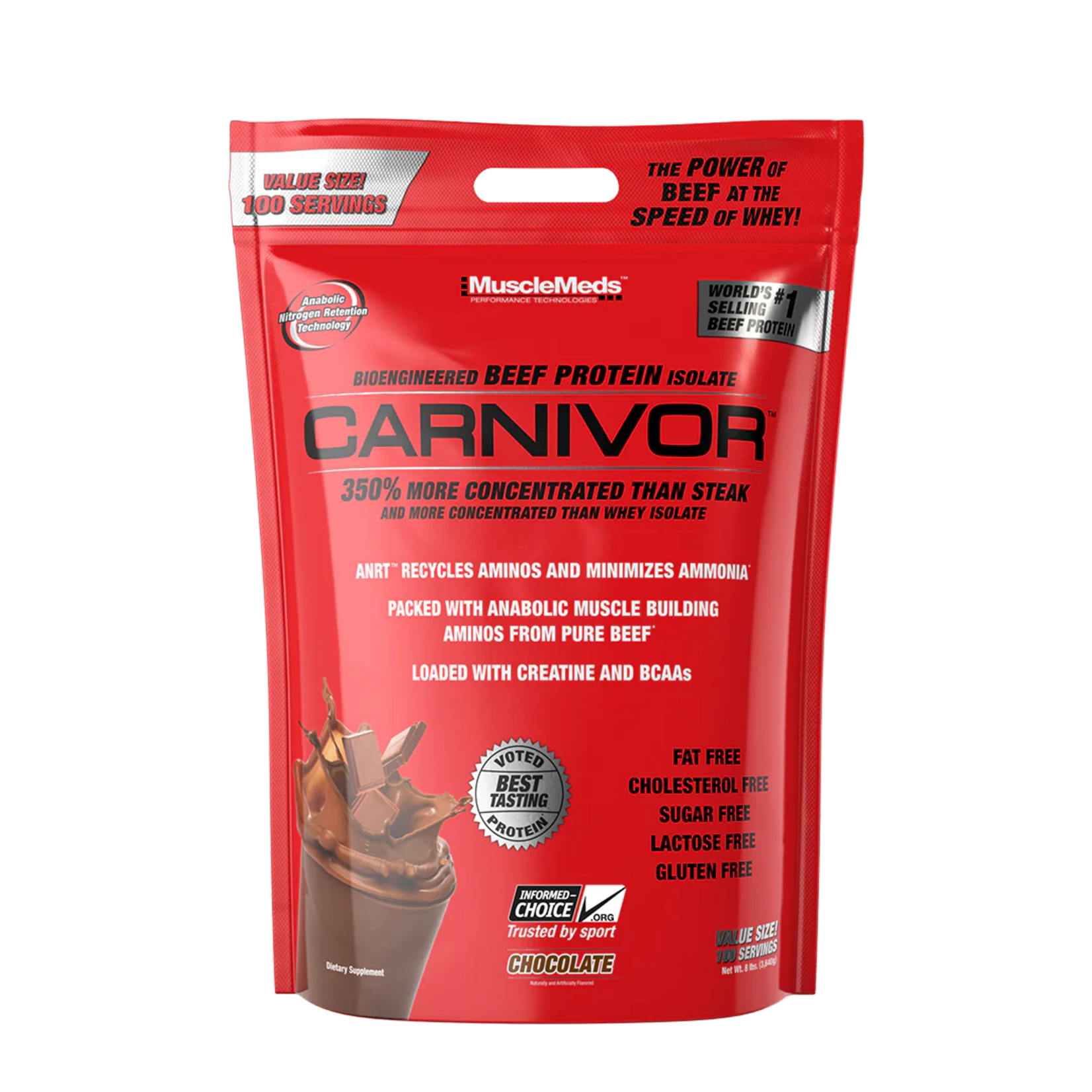 MUSCLE MEDS CARNIVOR 8LB (BOLSA) MUSCLE MEDS