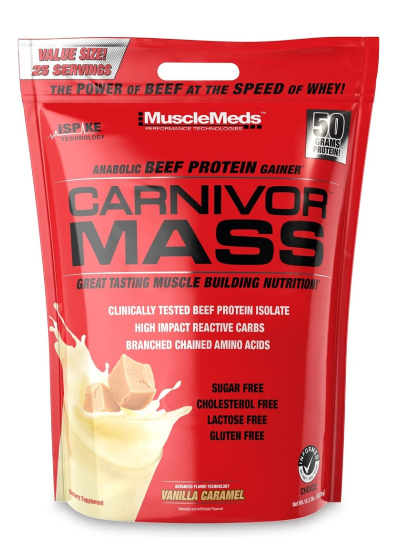 MUSCLE MEDS CARNIVOR MAS 10LB (BOLSA) MUSCLE MEDS