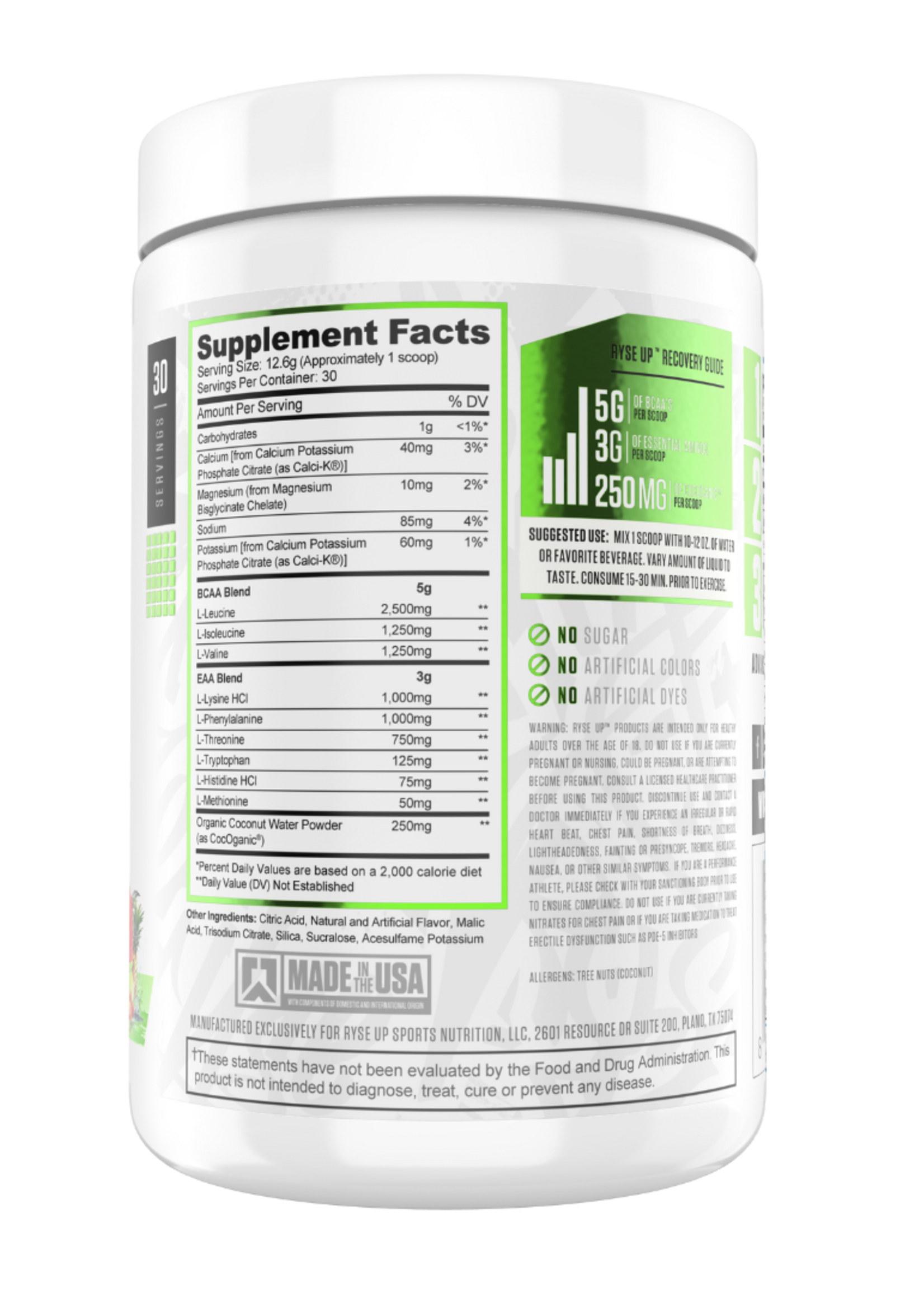 RYSE BCAA+EAA  30SV RYSE