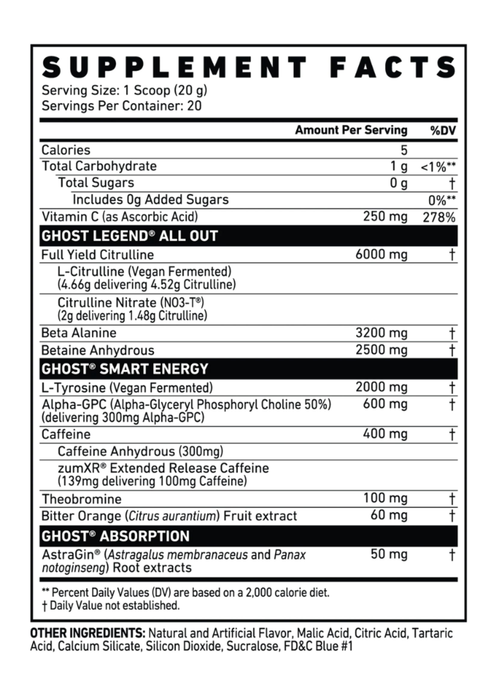 GHOST GHOST LEGEND ALL OUT PWO 20SV