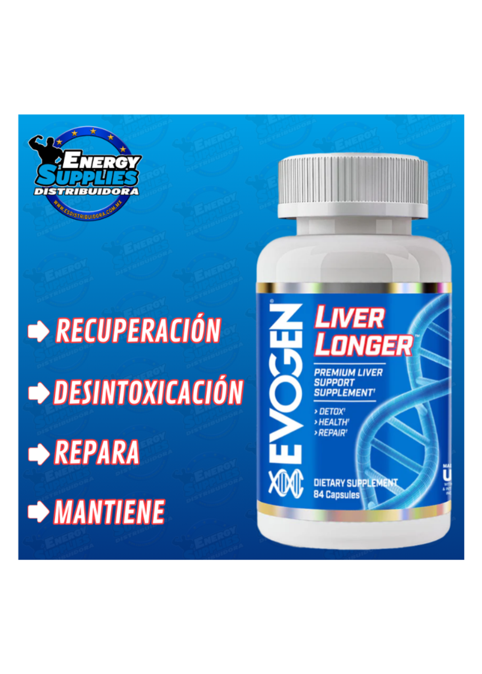EVOGEN LIVER LONGER EVOGEN 84CAPS