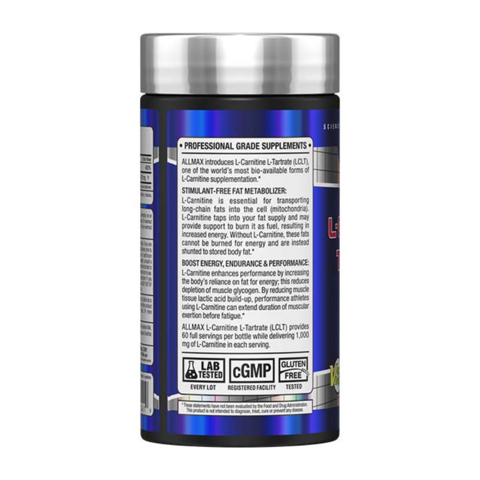 ALLMAX CARNITINA ALLMAX 120CAPS