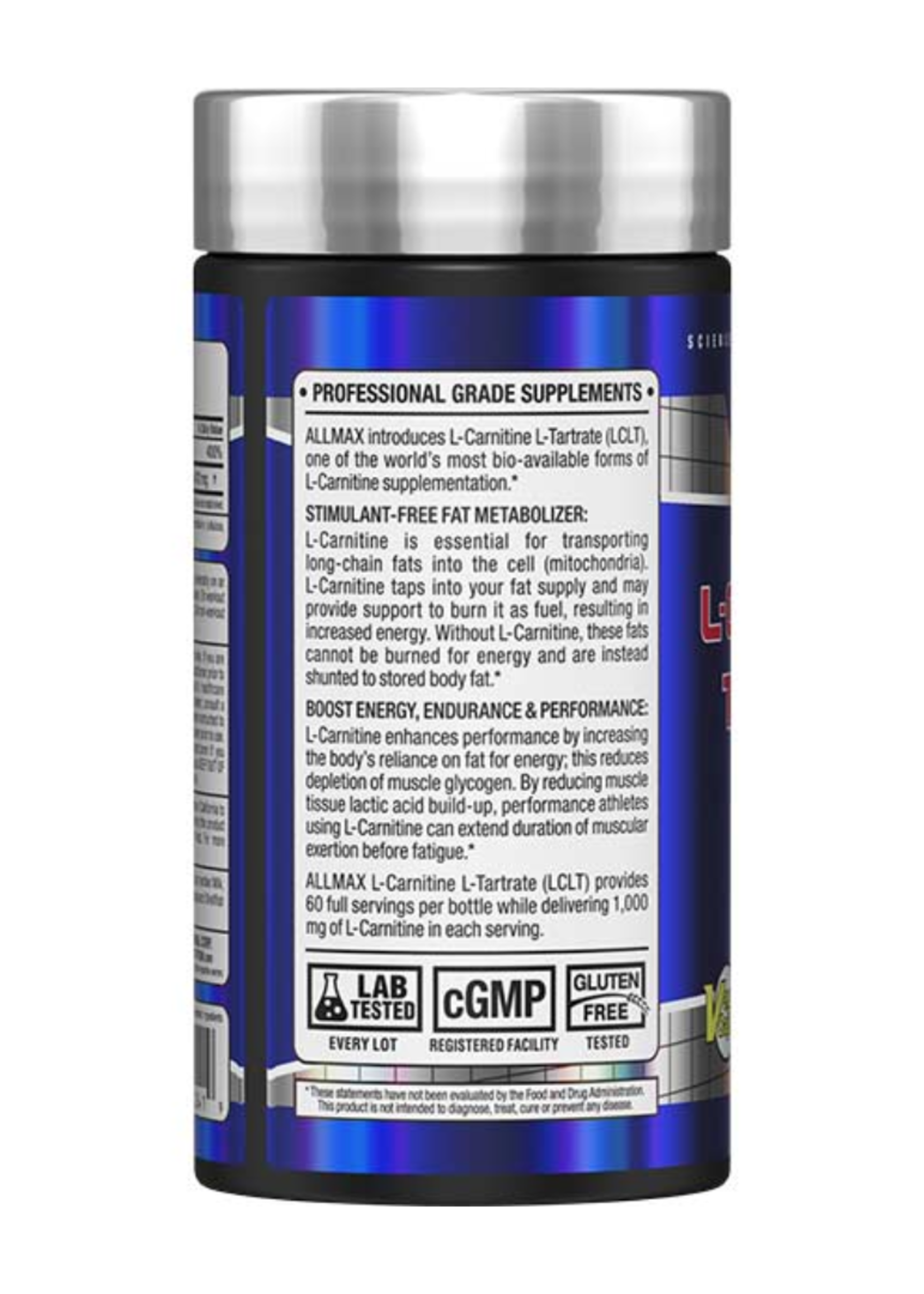 ALLMAX CARNITINA ALLMAX 120CAPS